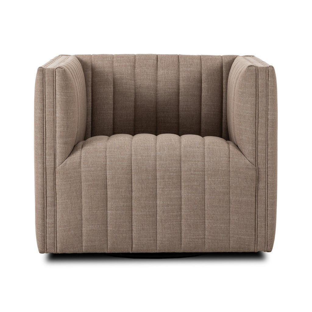 Augustine Swivel Chair - Crypton Nomad Taupe