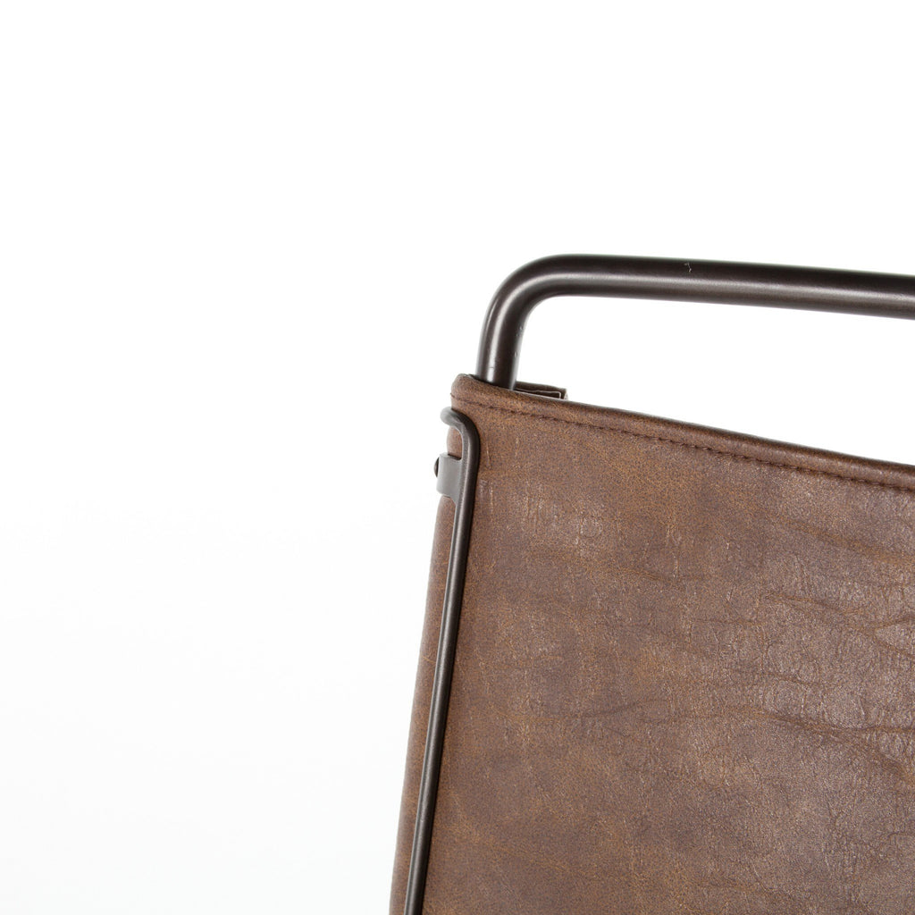 Wharton Bar Stool - Distressed Brown