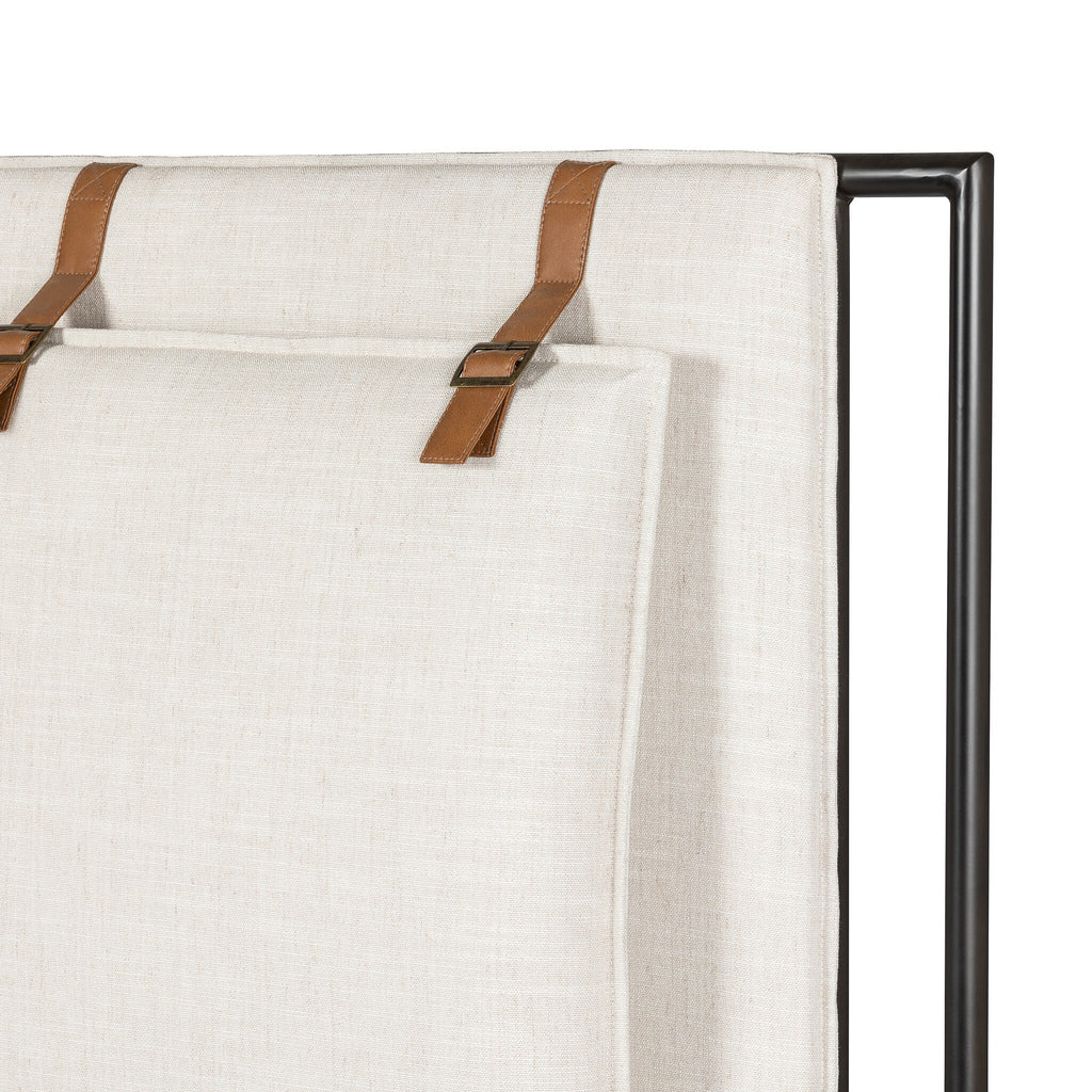 Leigh Upholstered Bed - Hockney Ivory | King