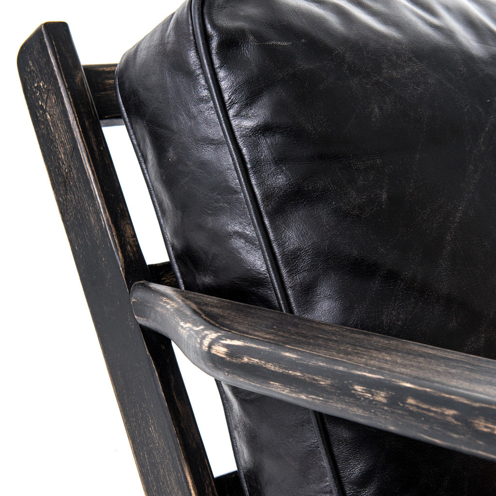 Brooks Lounge Chair - Rialto Ebony