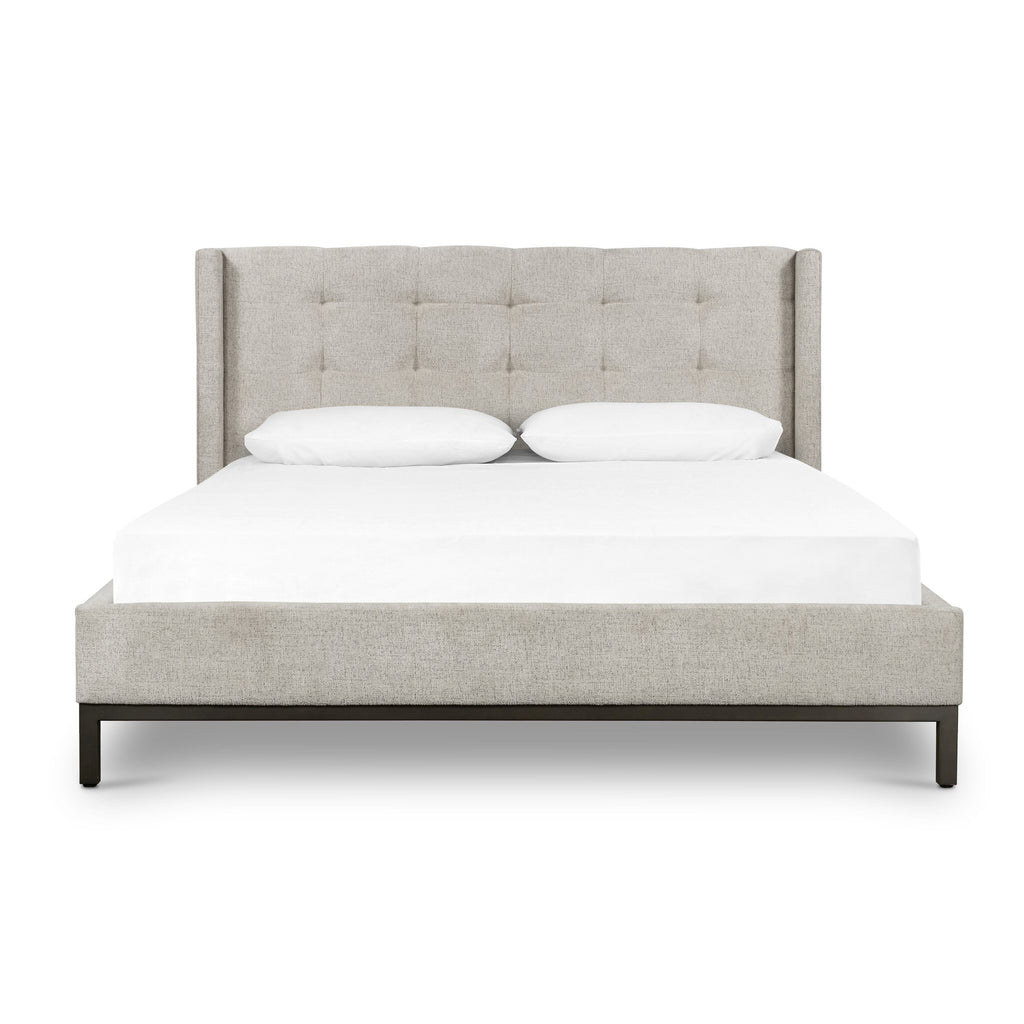 Newhall Bed - Plushtone Linen | Queen