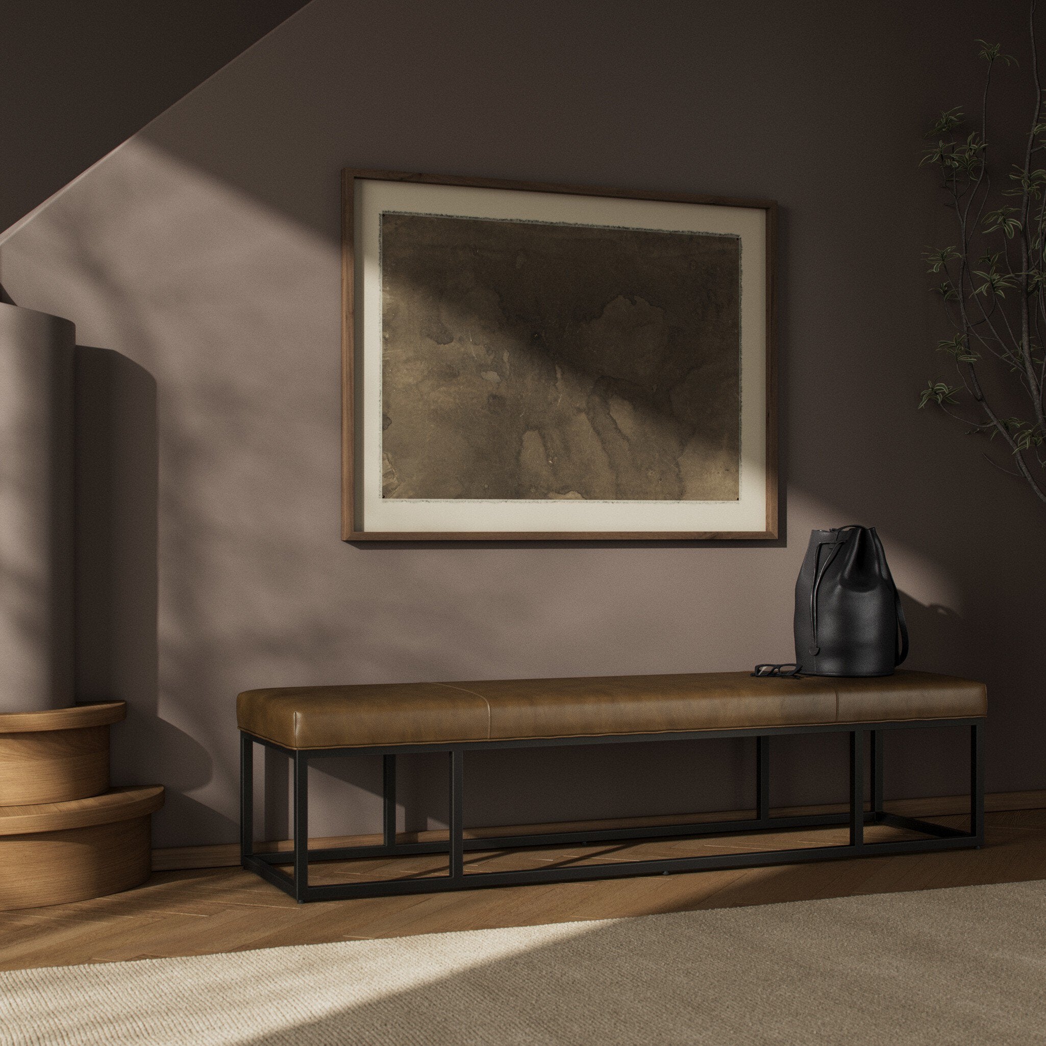 Beaumont Bench - Dakota Warm Taupe
