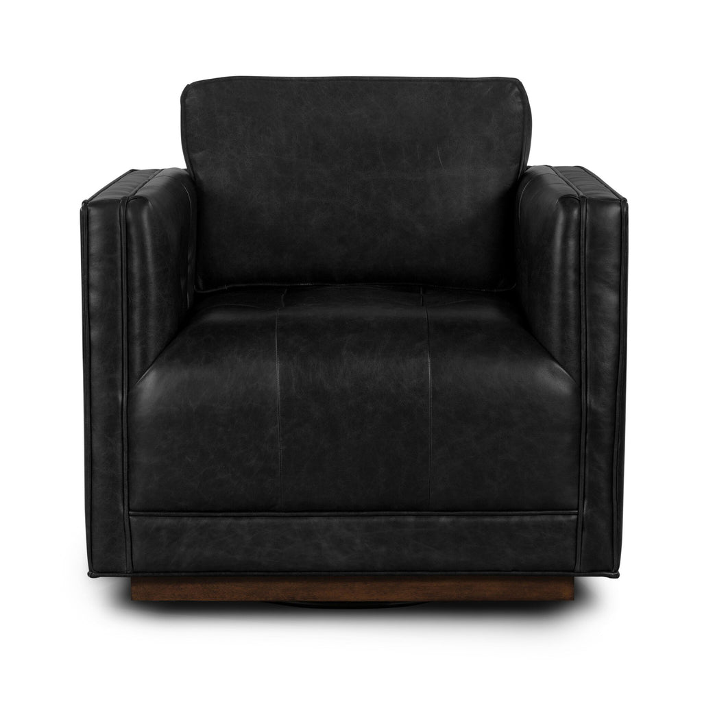 Kiera Swivel Chair - Sonoma Black