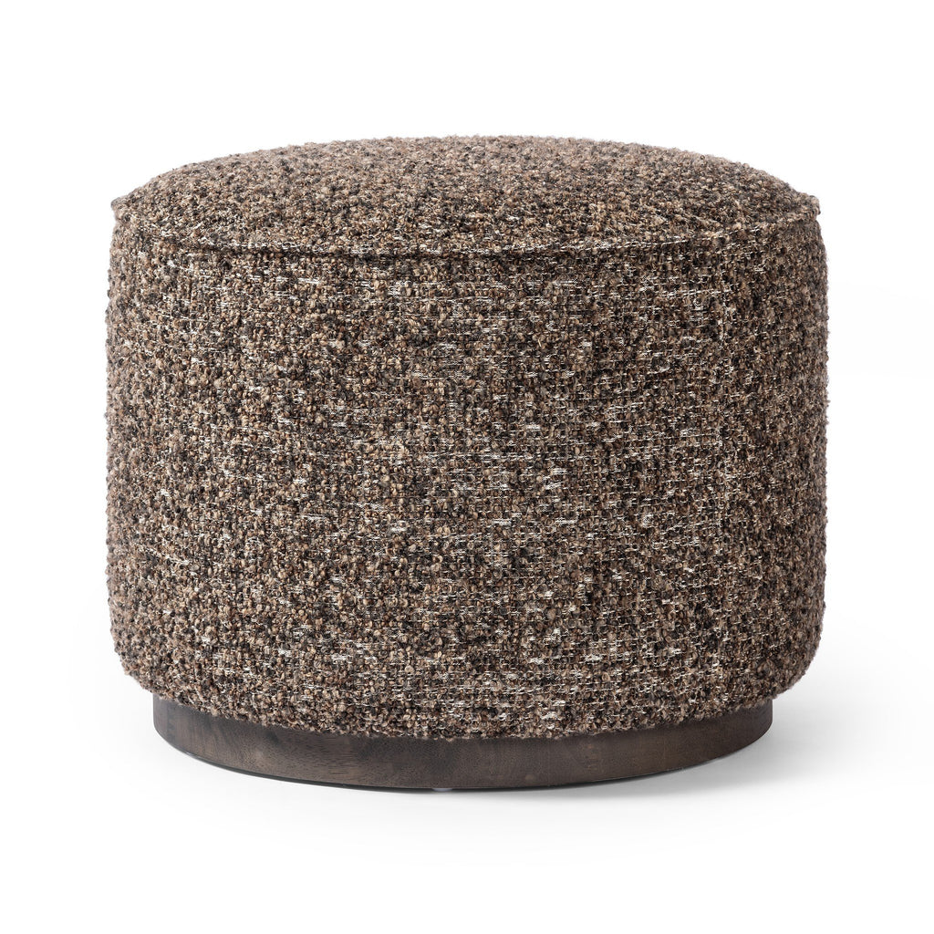 Sinclair Round Ottoman - Ivan Granite