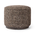 Sinclair Round Ottoman - Ivan Granite
