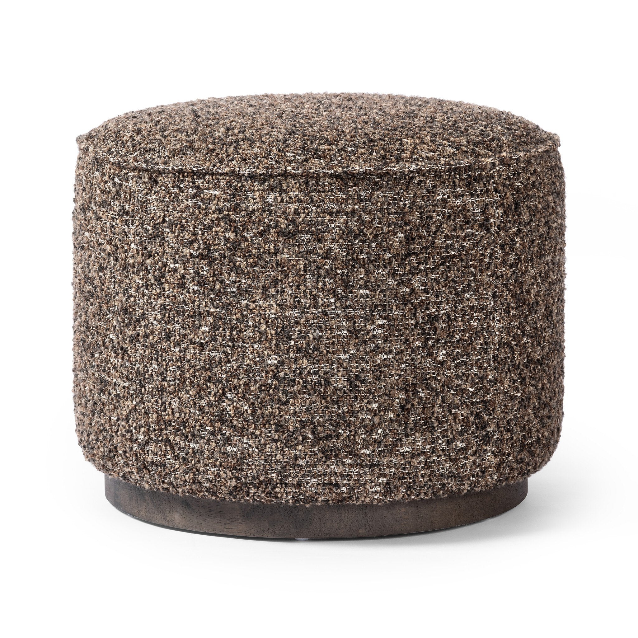 Sinclair Round Ottoman - Ivan Granite
