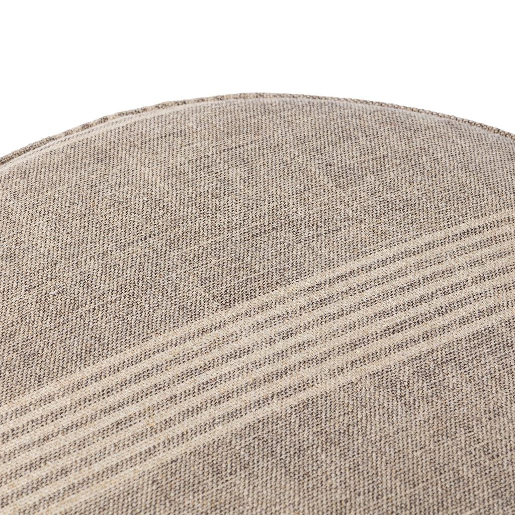 Sinclair Round Ottoman - Manchester Flint