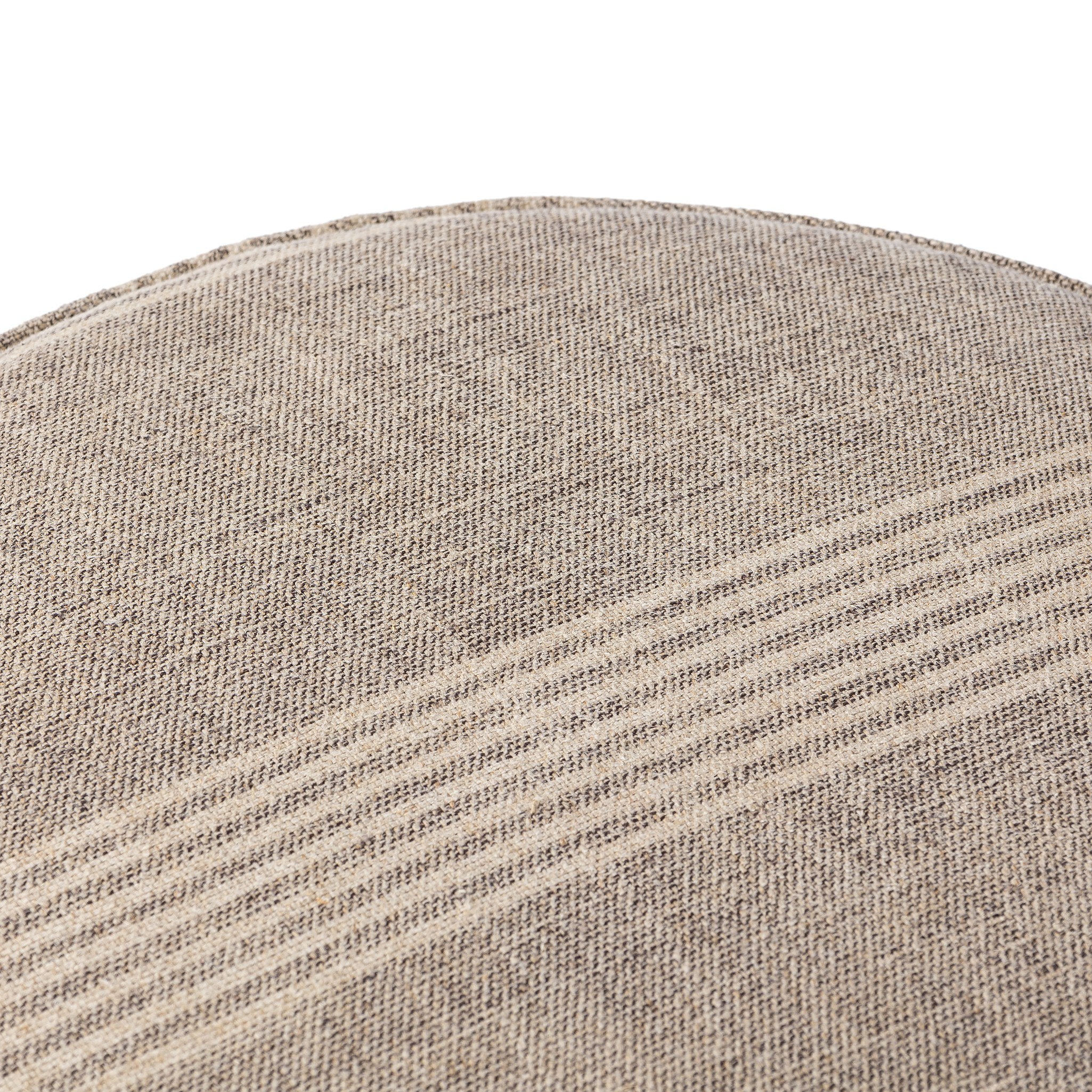 Sinclair Round Ottoman - Manchester Flint