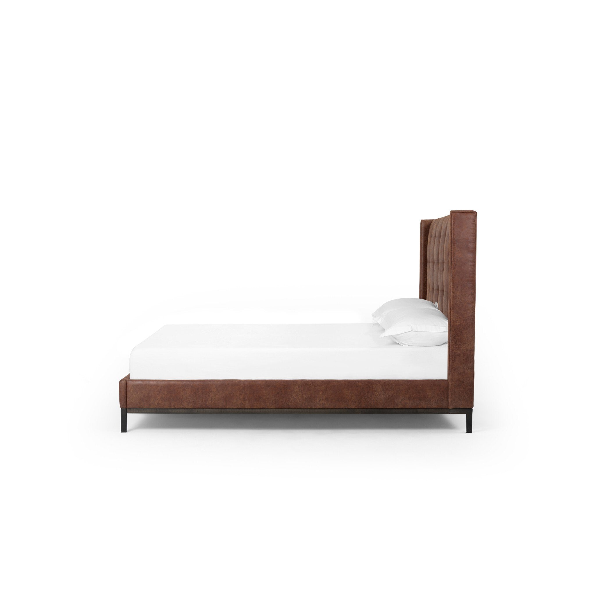 Newhall Bed - 55" - Vintage Tobacco | King