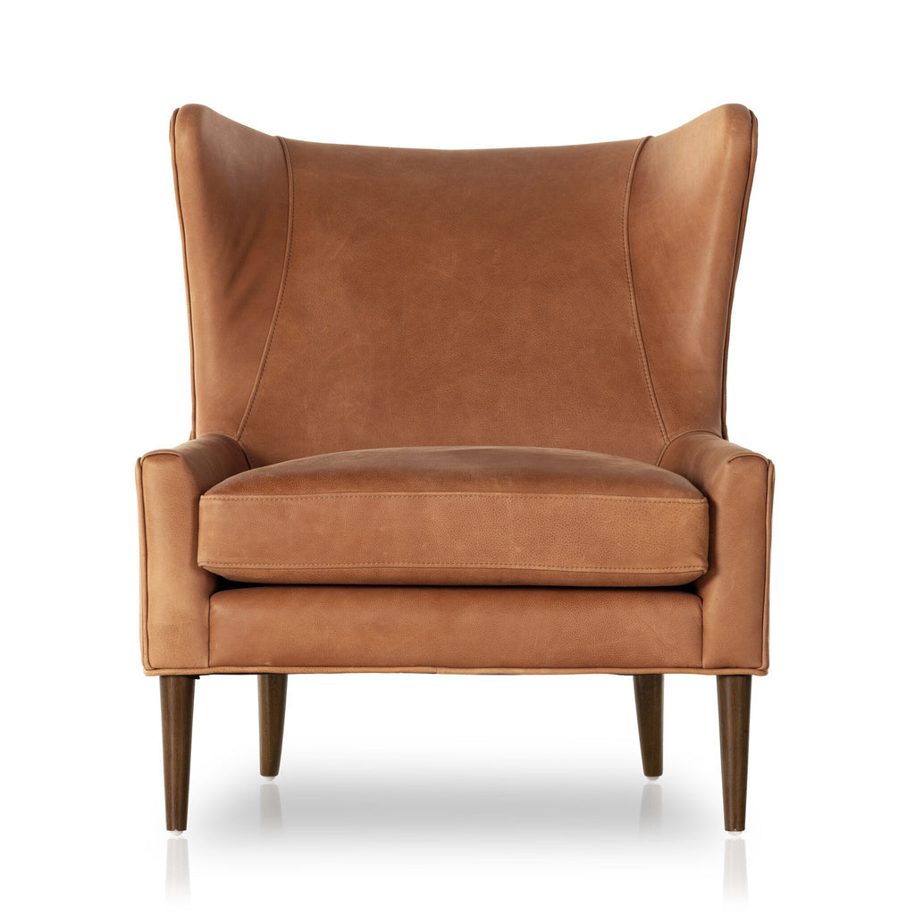 Marlow Wing Chair - Palermo Cognac