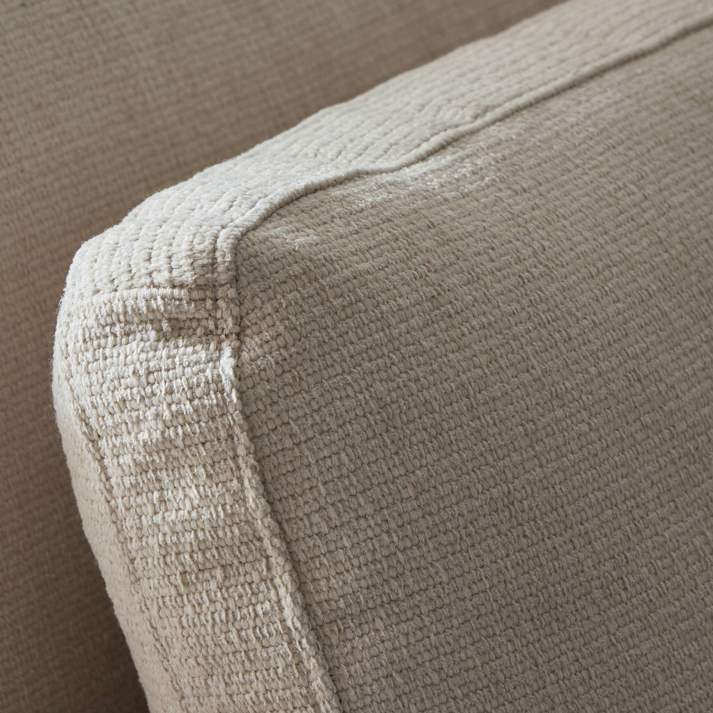 Bloor 3-Piece Sectional & Ottoman - Clairmont Ivory