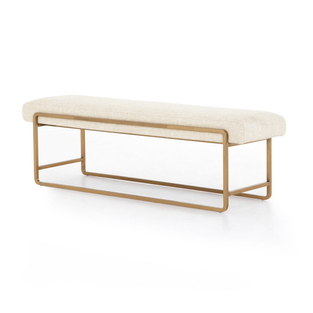 Sled Bench - Thames Cream