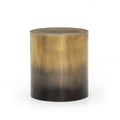 Cameron End Table - Ombre Antique Brass