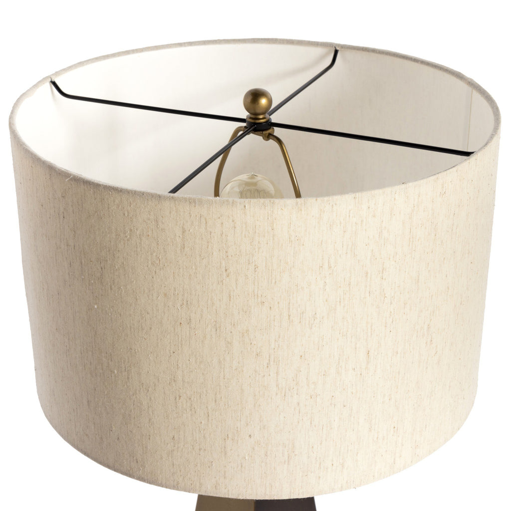 Leander Table Lamp - Dark Antique Brass