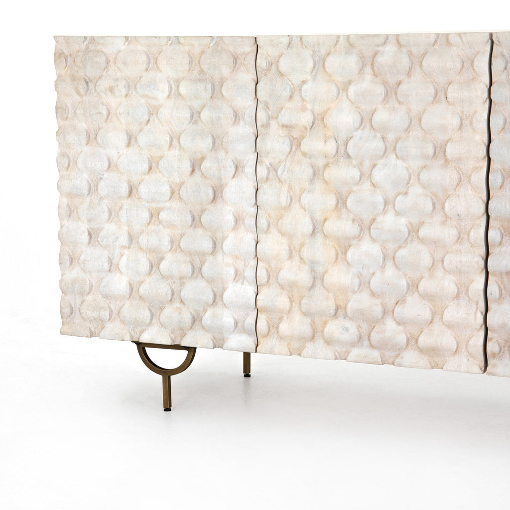 Rio Media Console - Antique Brass