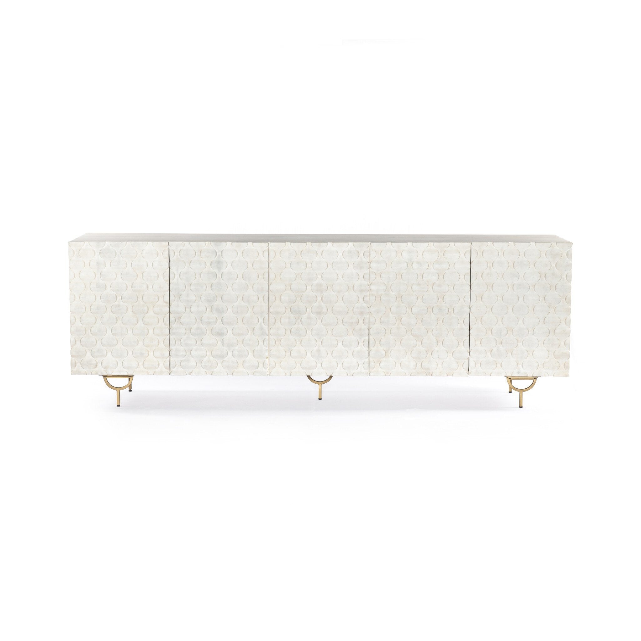 Rio Media Console - Antique Brass