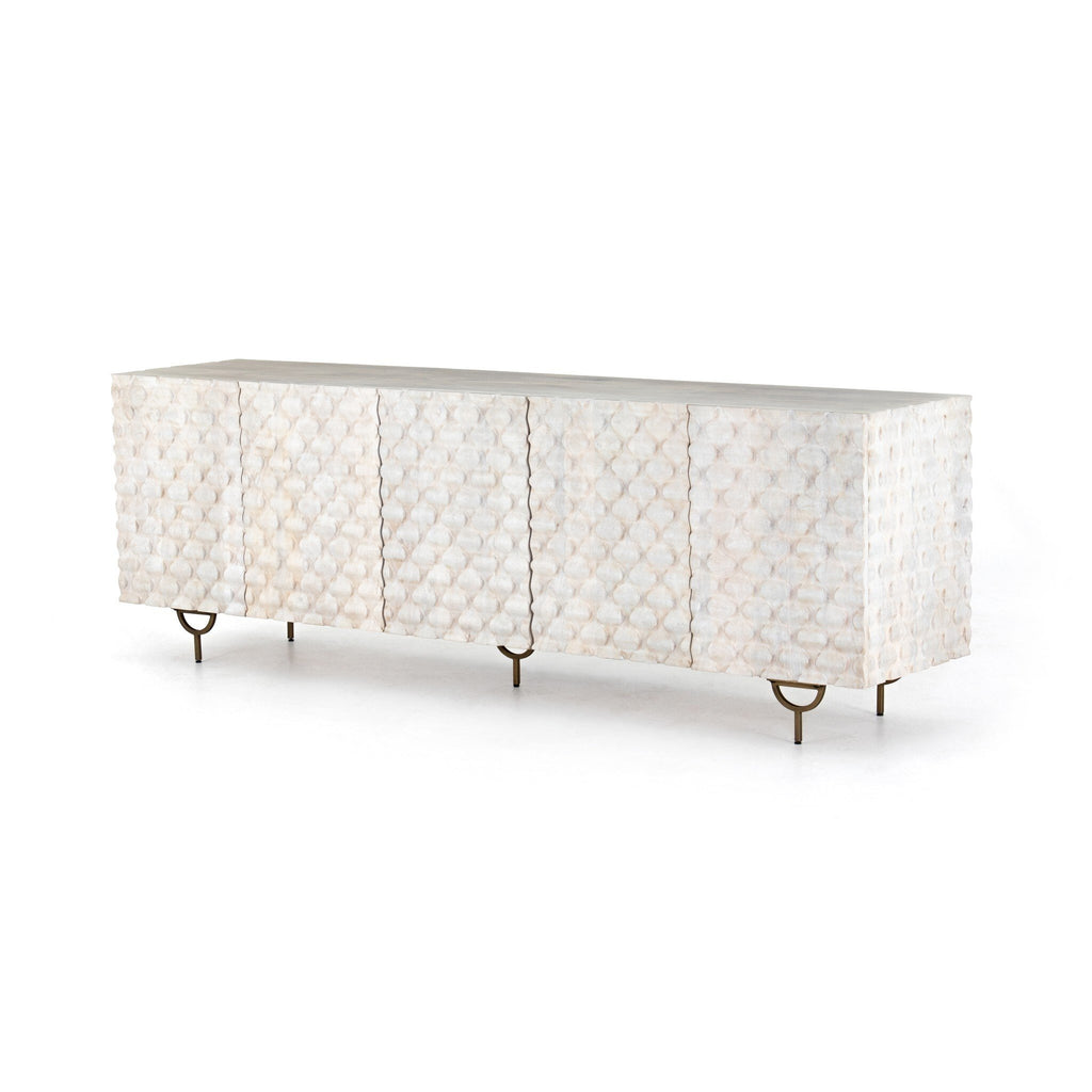 Rio Media Console - Antique Brass