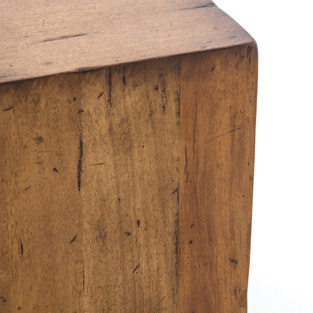 Duncan End Table - Reclaimed Fruitwood