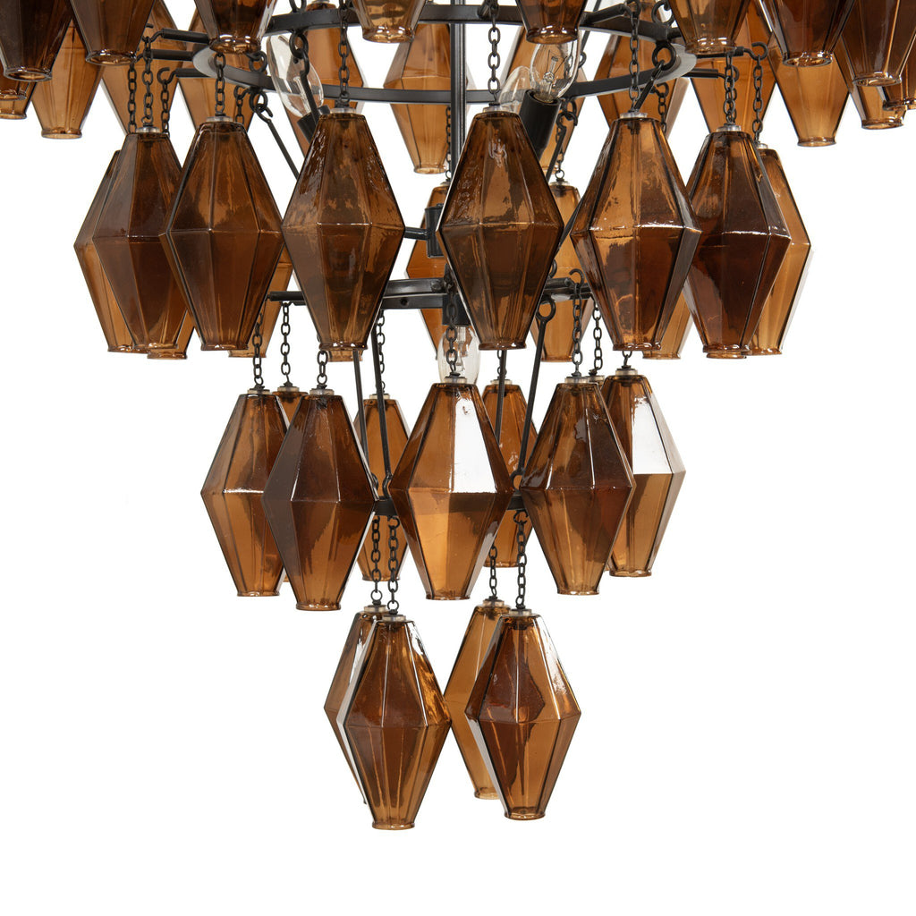 Adeline Large Round Chandelier - Antiqued Iron