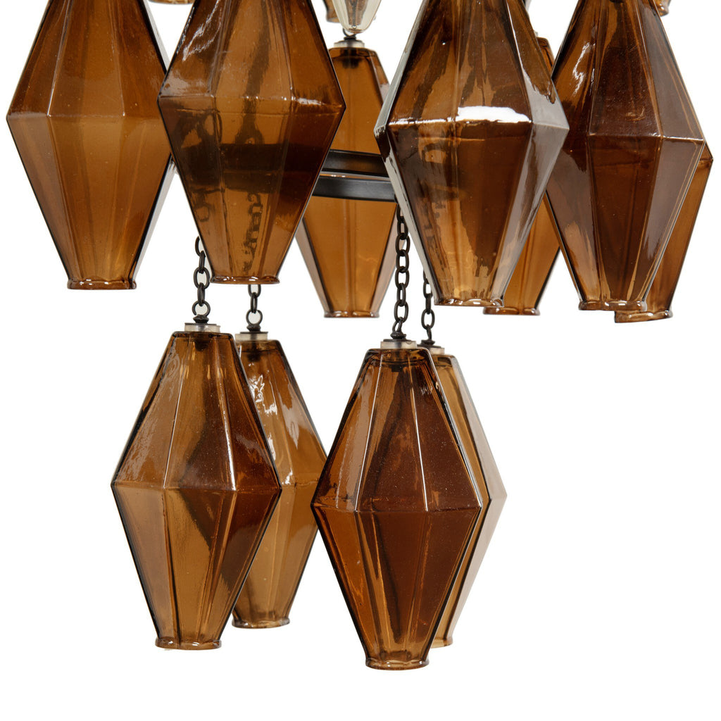 Adeline Large Round Chandelier - Antiqued Iron