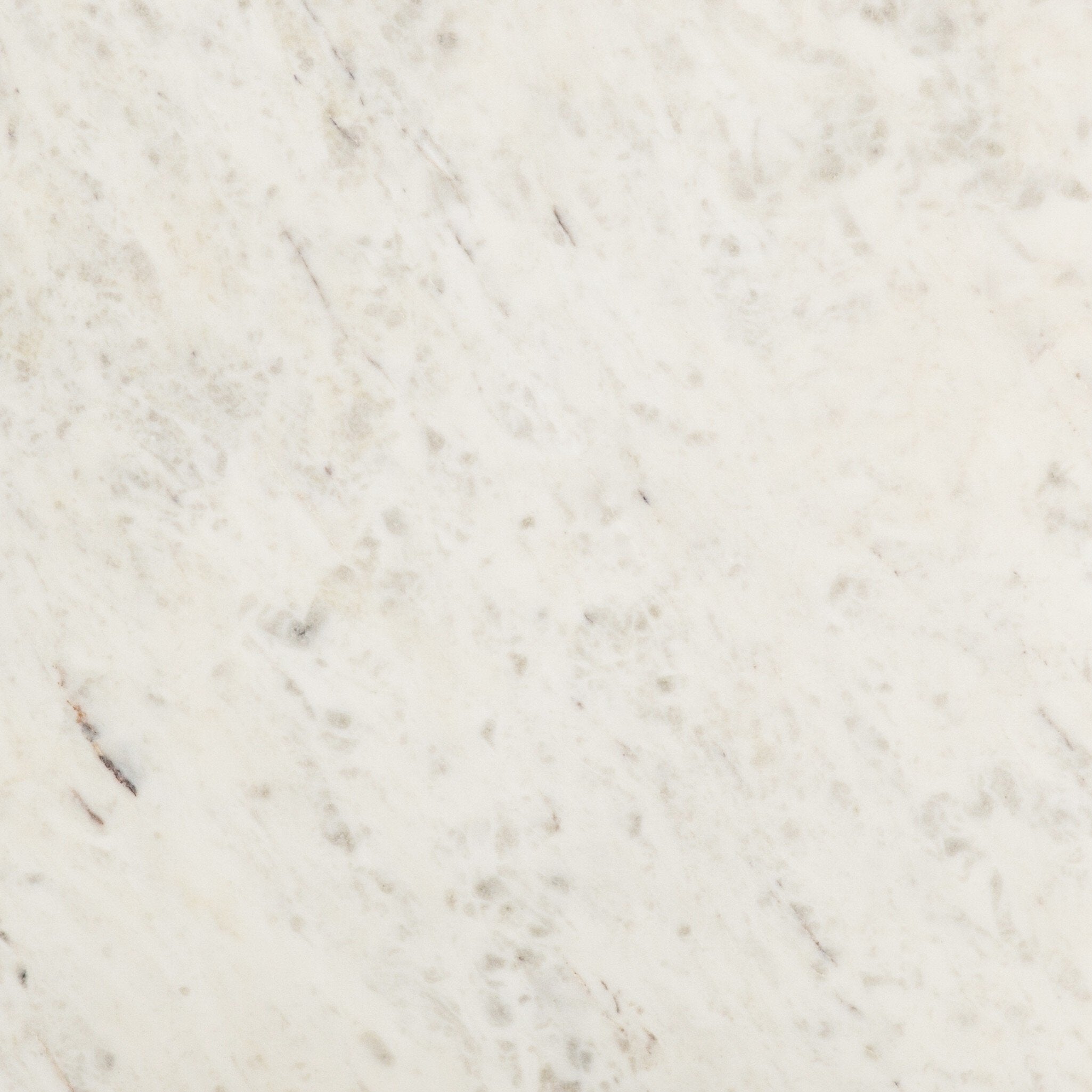 Felix Nightstand - Polished White Marble | Antique Brass