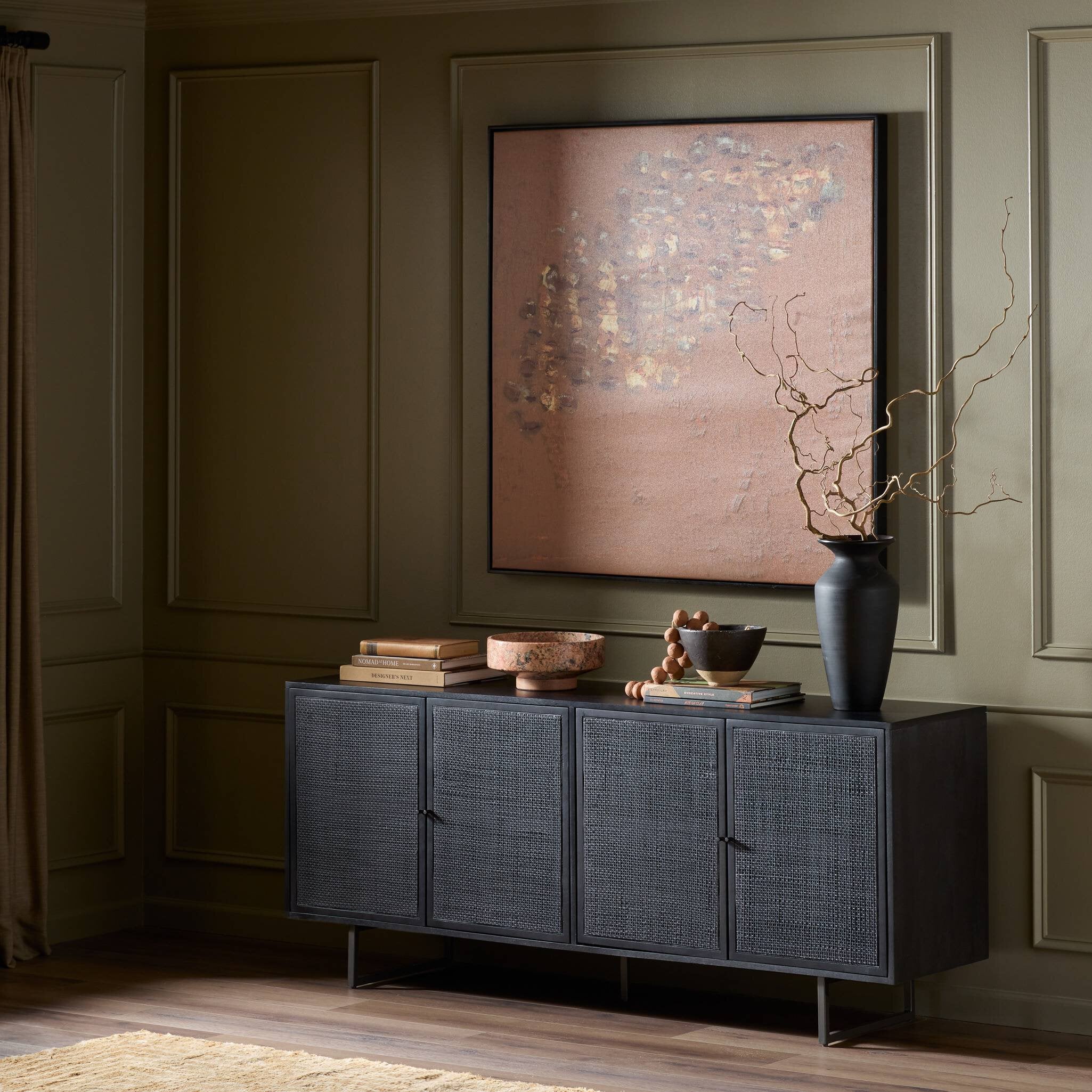 Carmel Sideboard - Black Wash