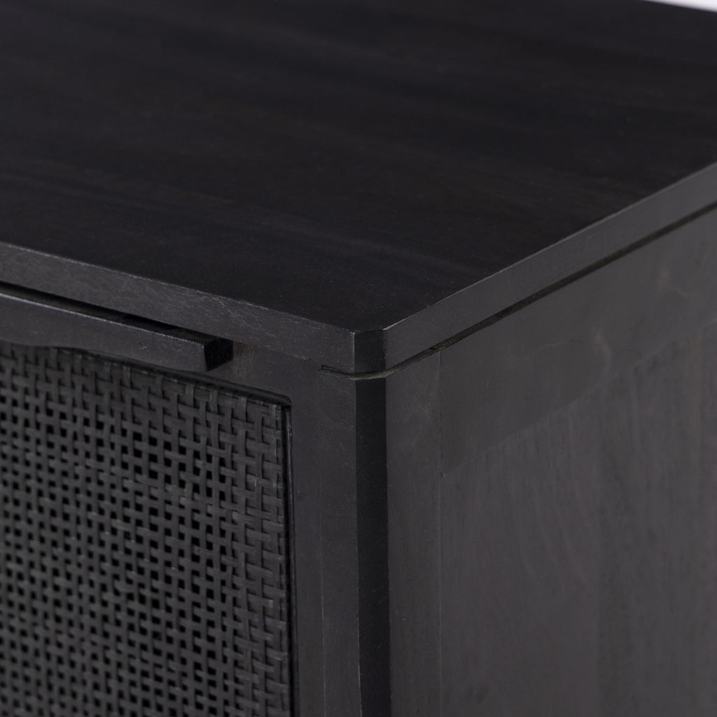 Sydney Nightstand - Black Wash