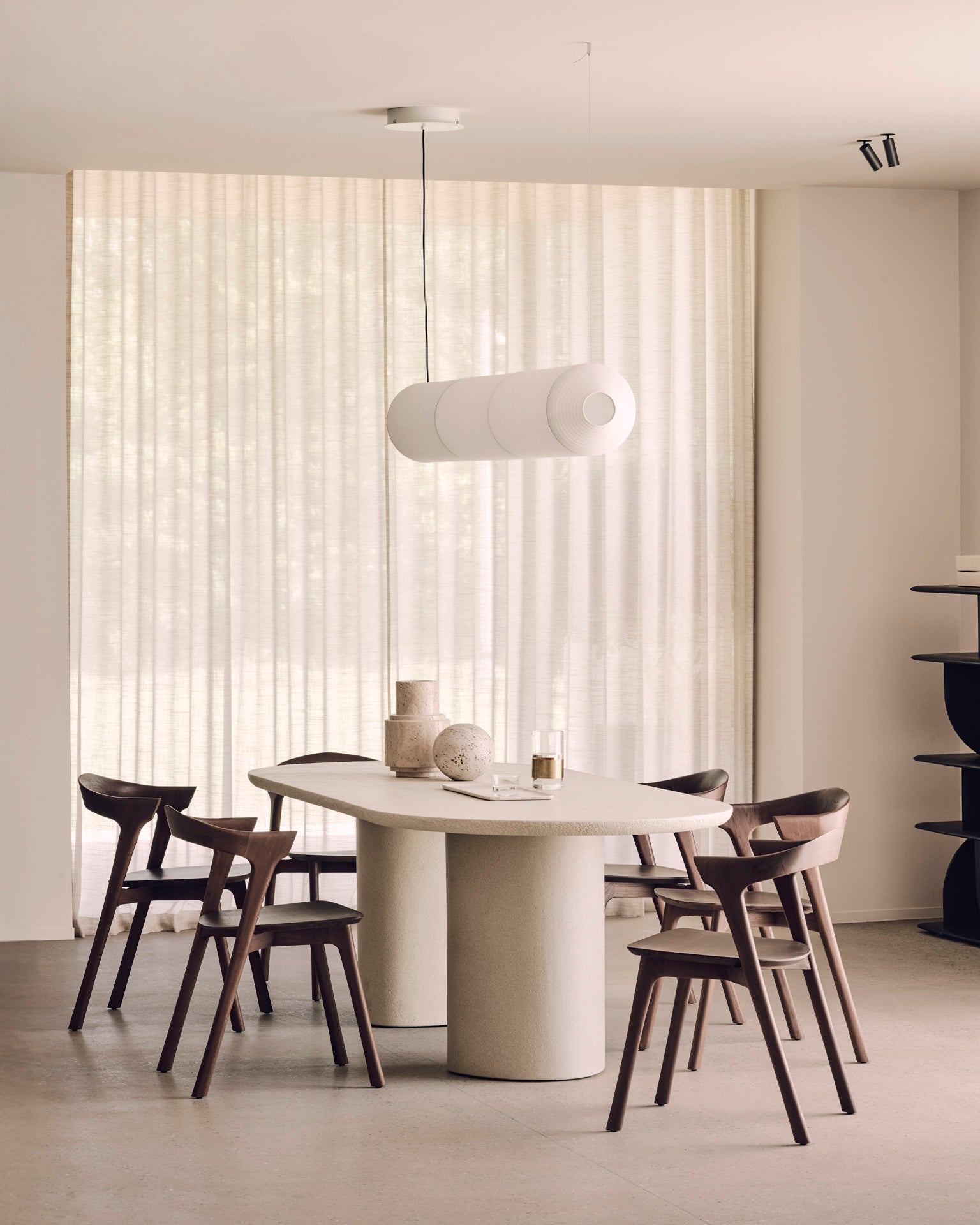 Bok Dining Chair | Varnished Teak | Brown