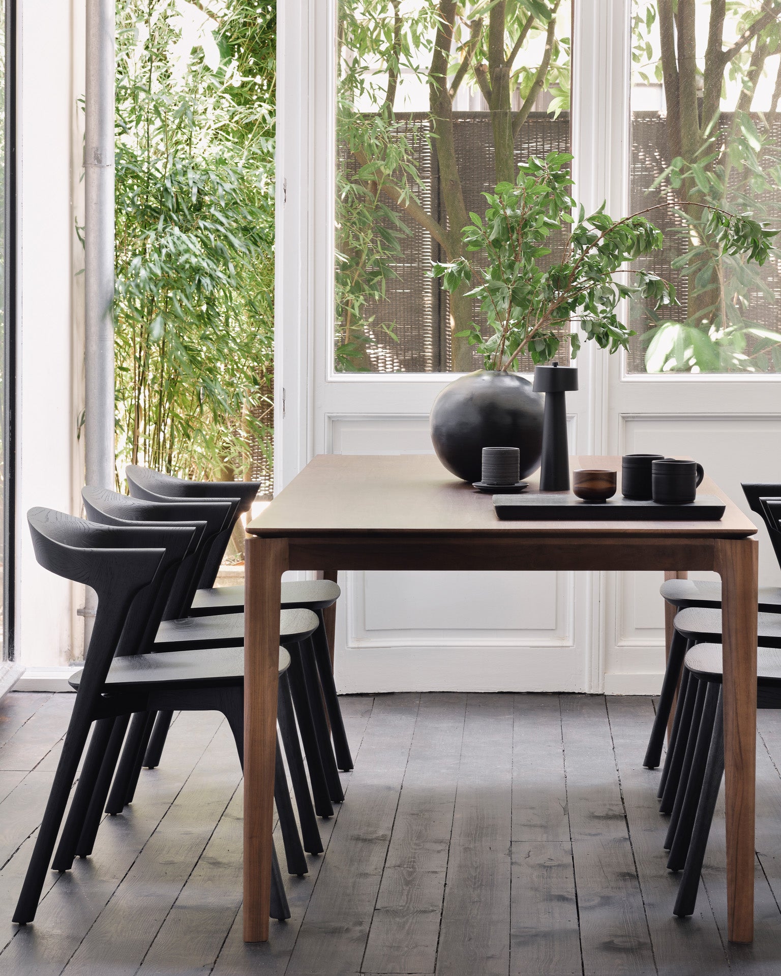 Bok Dining Table | Varnished Teak | Brown | Rectangular | 71" X 35"
