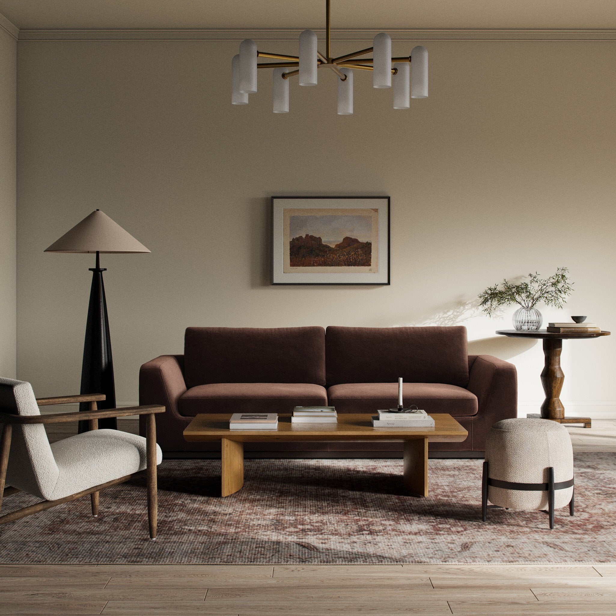 Colt Sofa - Surrey Cocoa