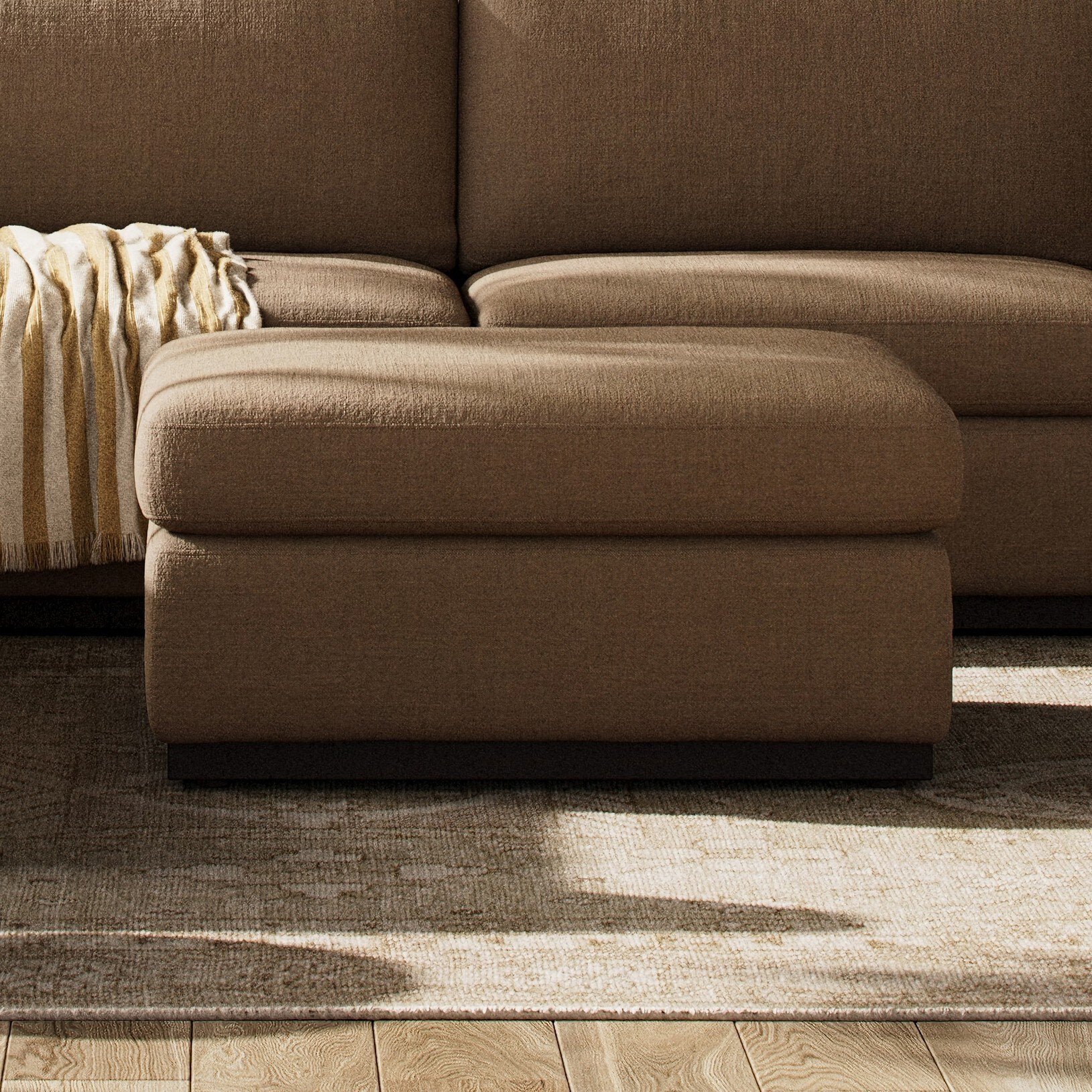 Colt Sectional Ottoman - Savoy Ochre