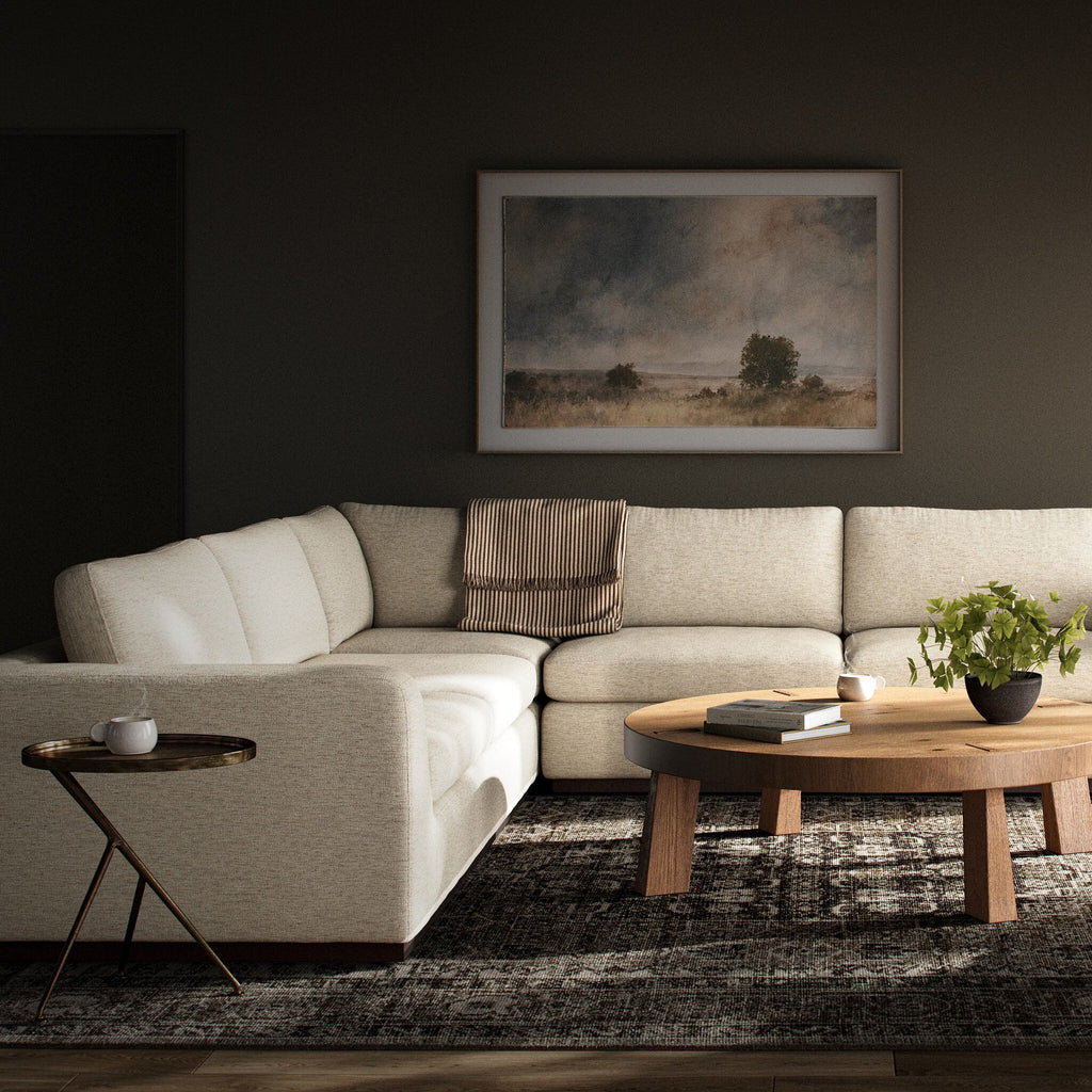 Colt 3-Piece Sectional - Crypton Nomad Snow