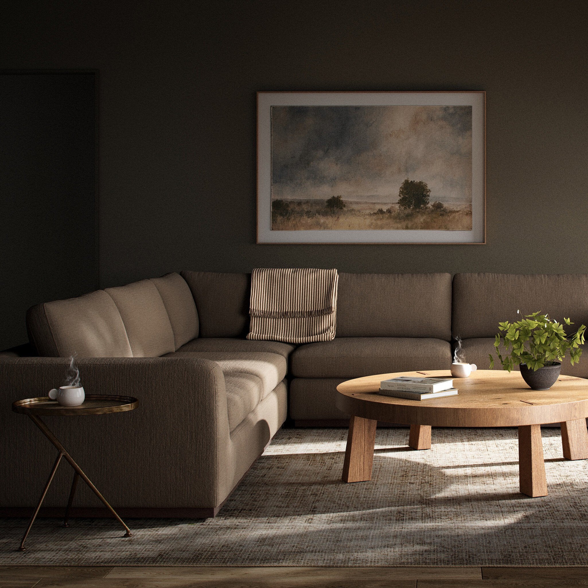 Colt 3-Piece Sectional - Savoy Coffee