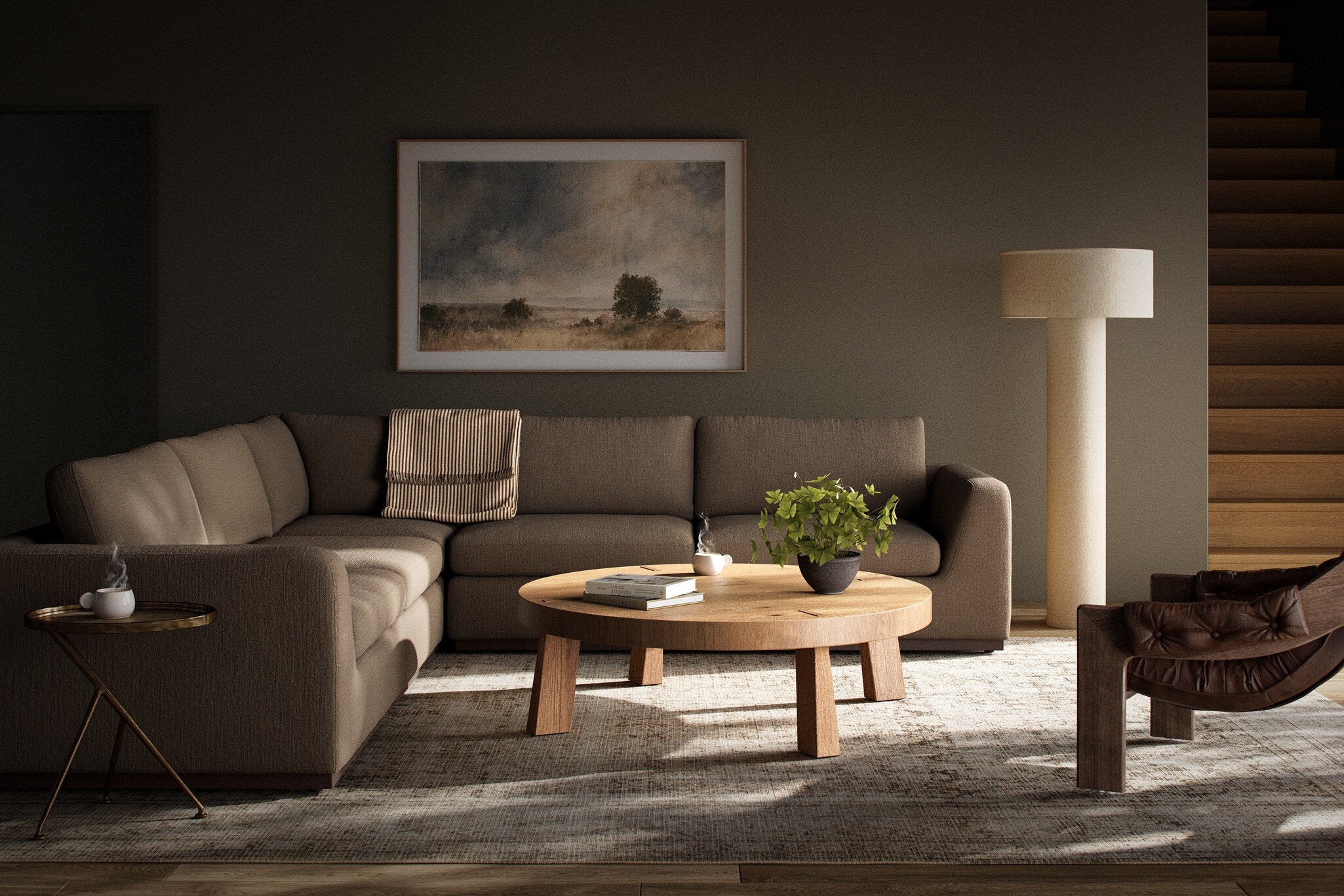 Colt 3-Piece Sectional - Savoy Coffee