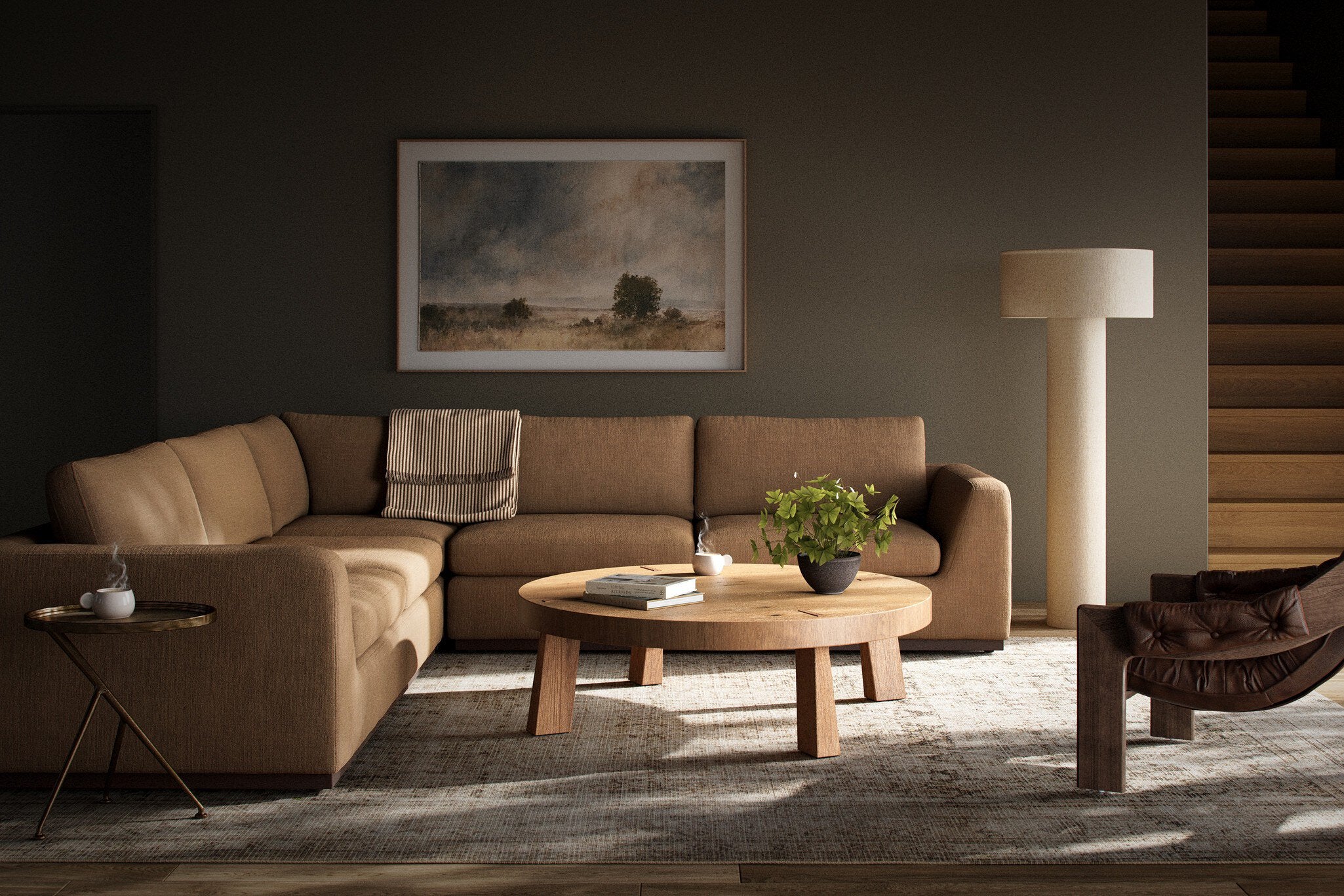 Colt 3-Piece Sectional - Savoy Ochre
