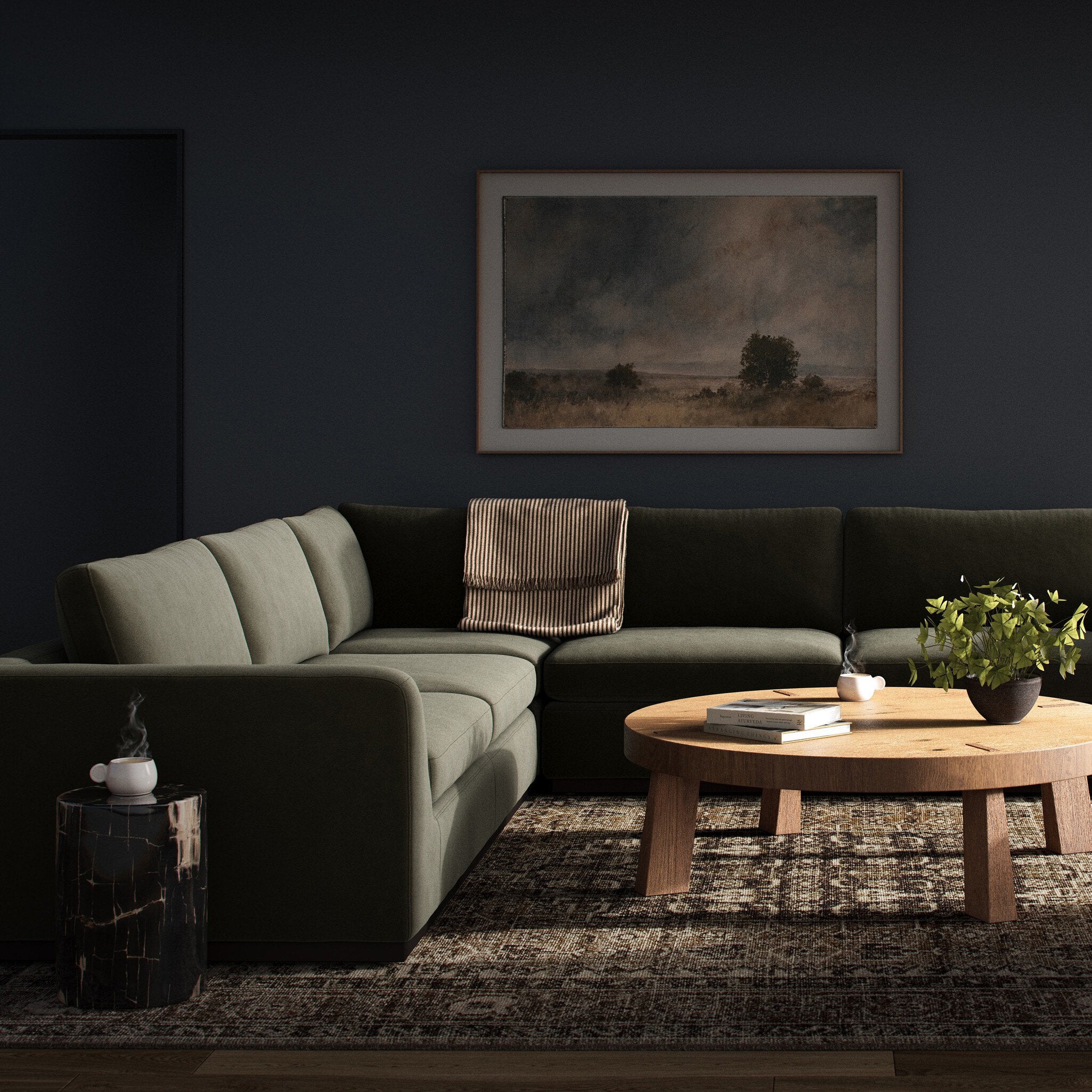 Colt 3-Piece Sectional - Surrey Olive