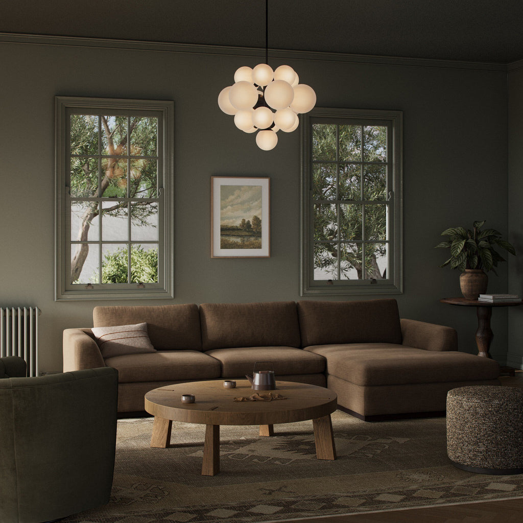 Colt 2-Piece Sectional - Crypton Nomad Mushroom | RAF