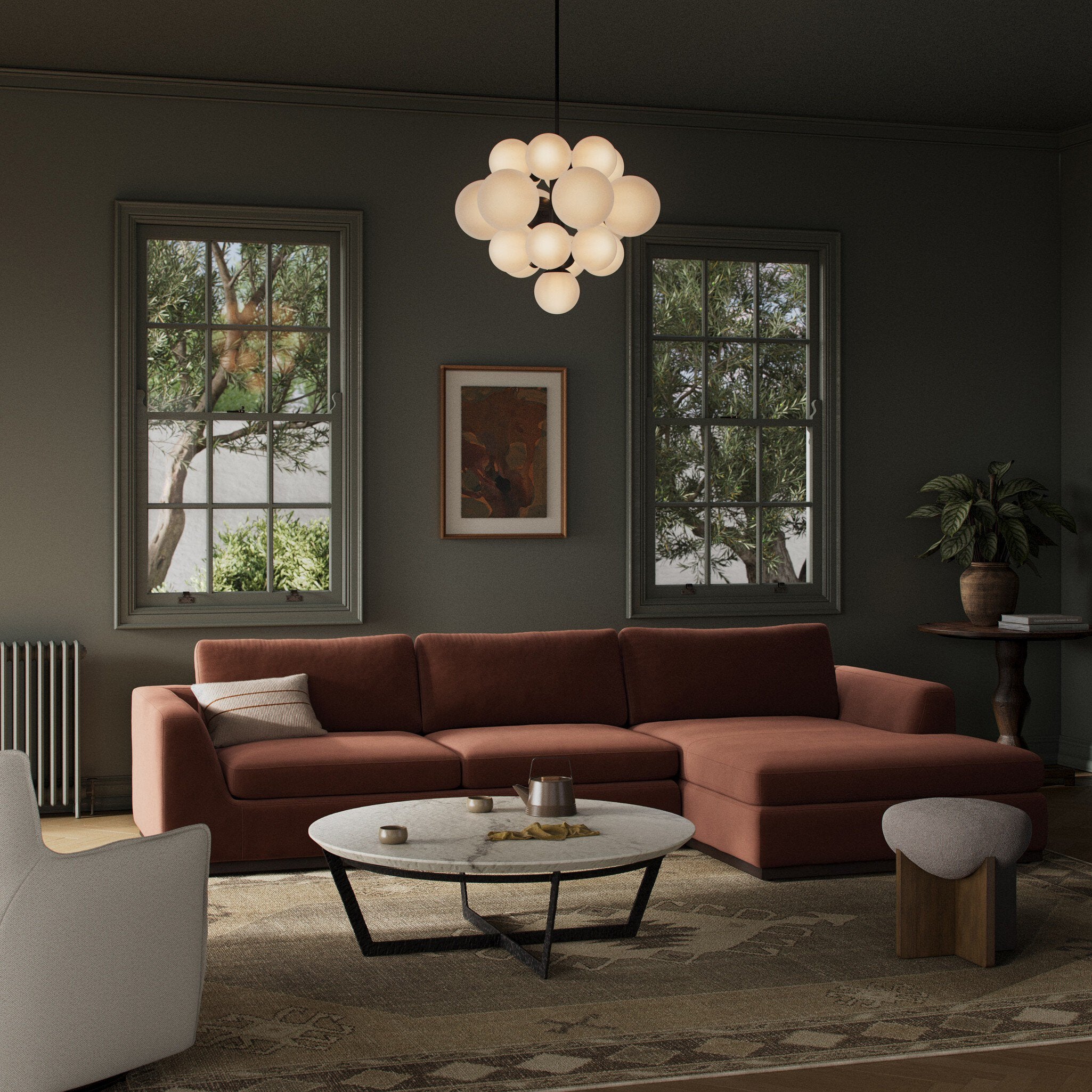 Colt 2-Piece Sectional - Surrey Auburn | RAF