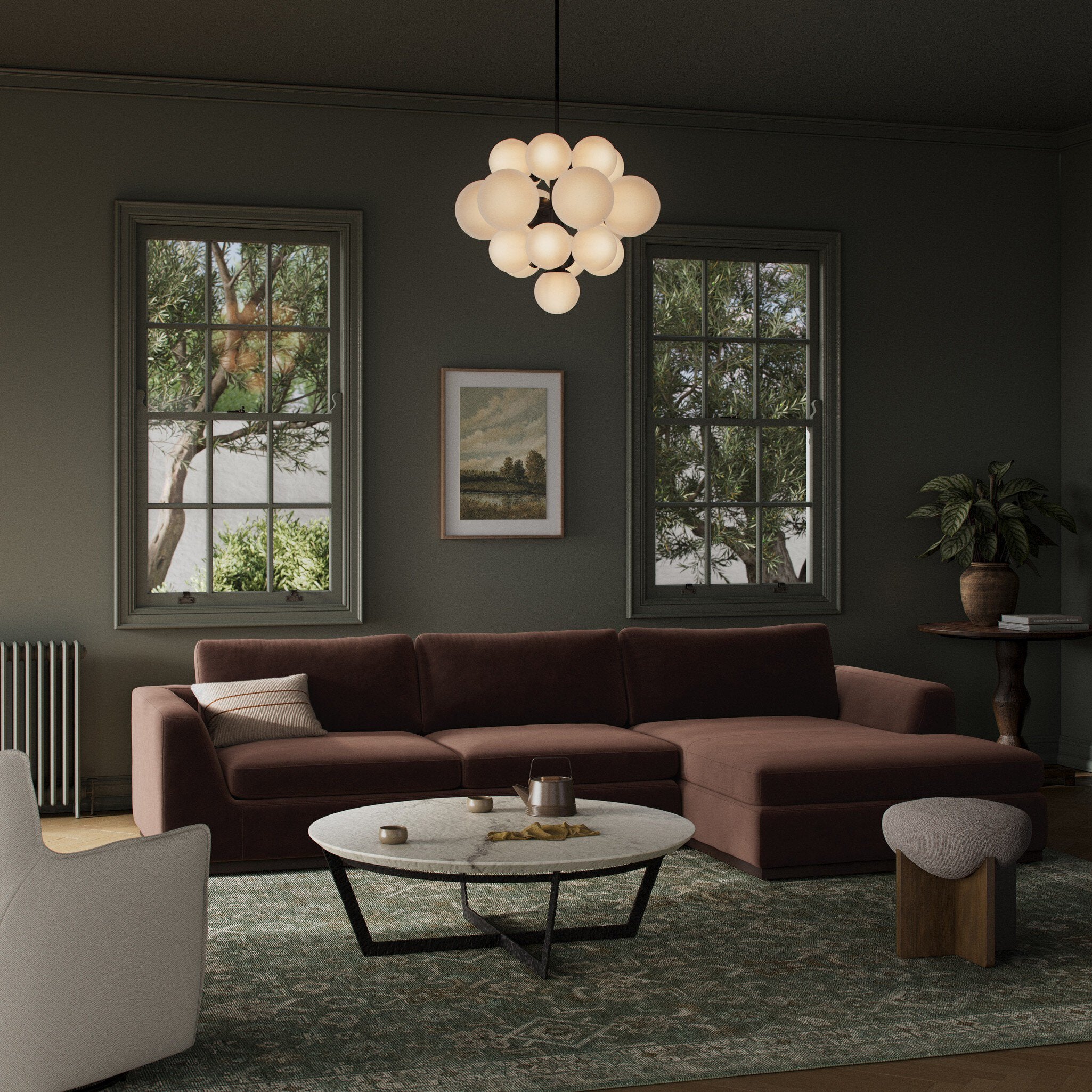 Colt 2-Piece Sectional - Surrey Cocoa | RAF