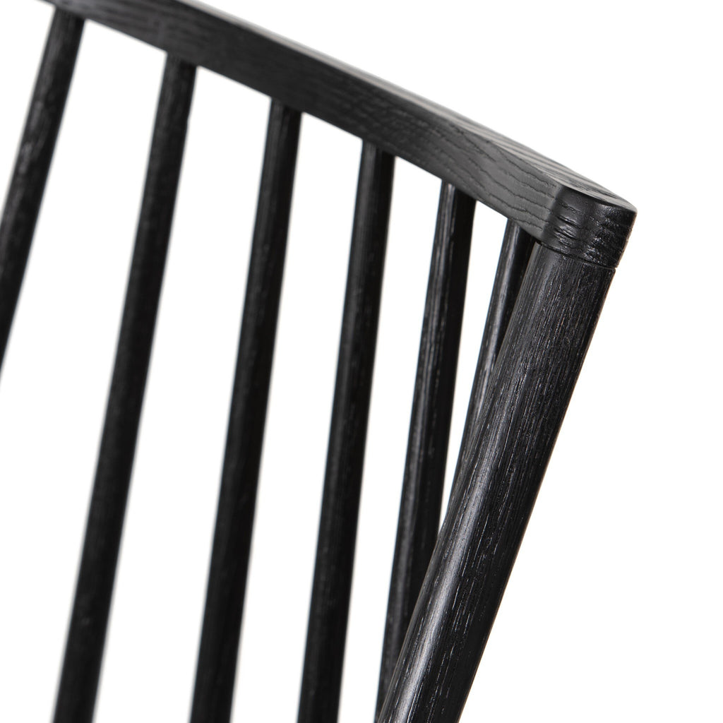 Lewis Windsor Counter Stool - Black Oak