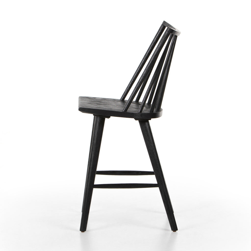 Lewis Windsor Counter Stool - Black Oak