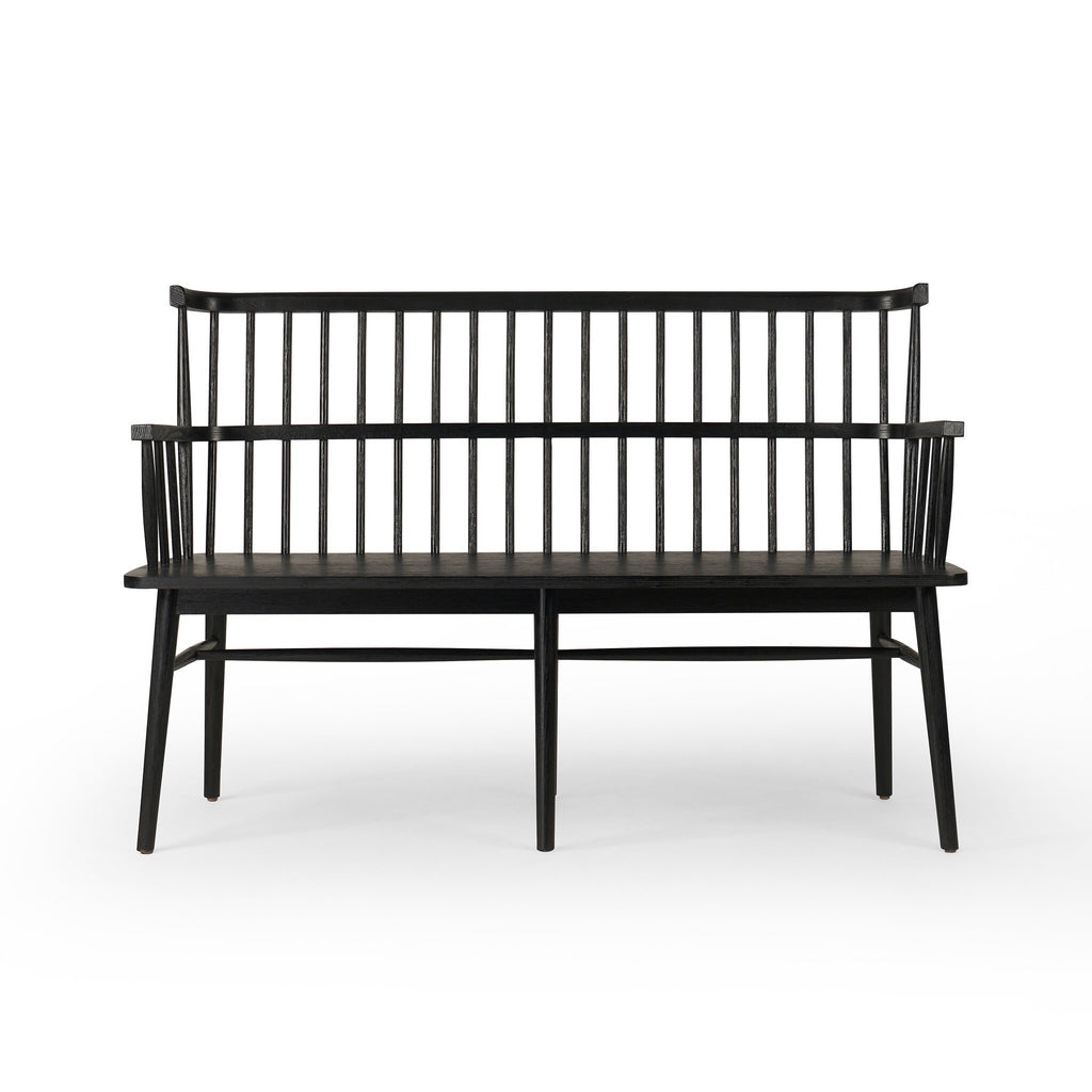 Aspen Bench - Matte Black