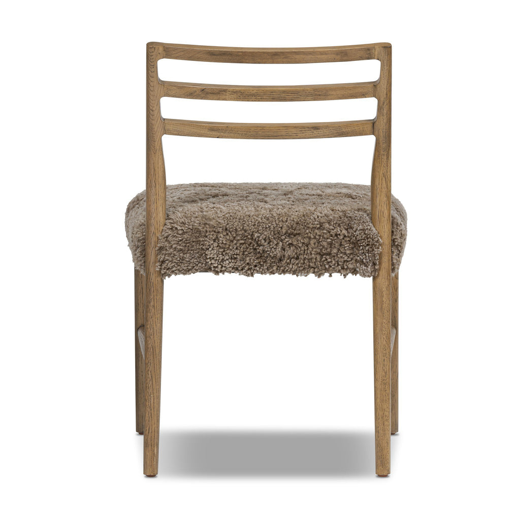Glenmore Dining Chair - Taupe Shearling