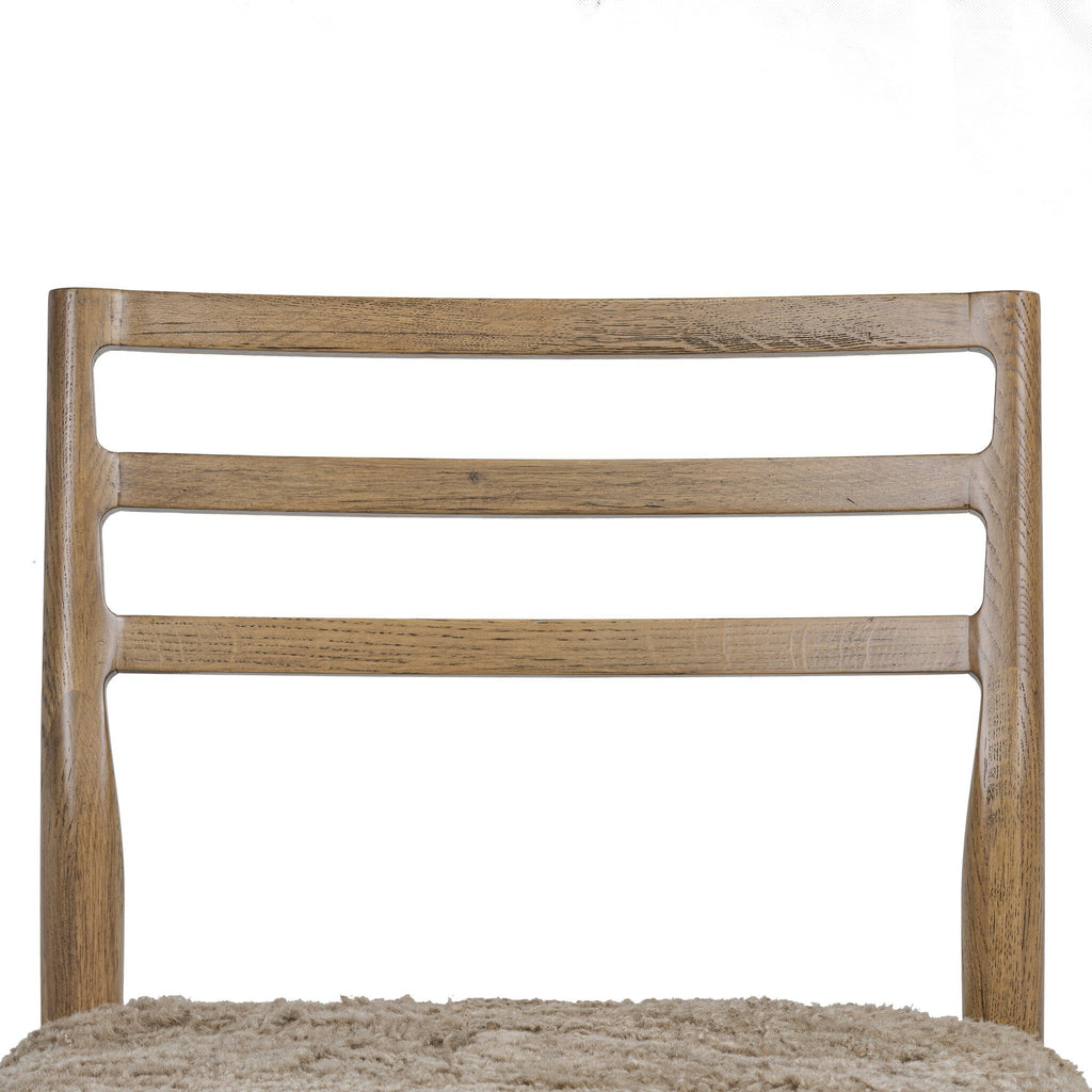 Glenmore Dining Chair - Taupe Shearling