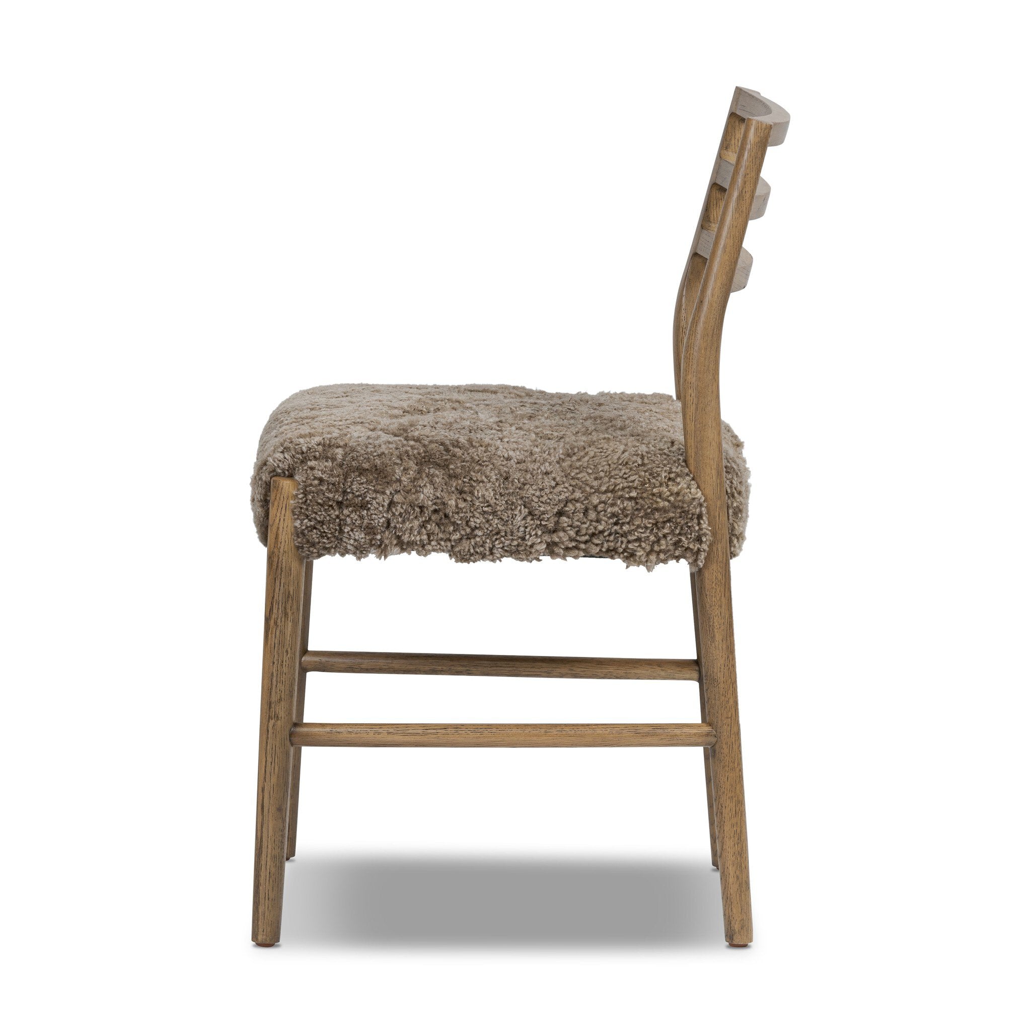 Glenmore Dining Chair - Taupe Shearling