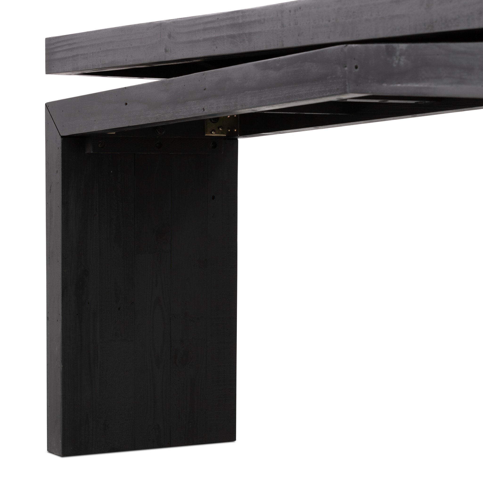 Matthes Console Table - 79" - Aged Black Pine