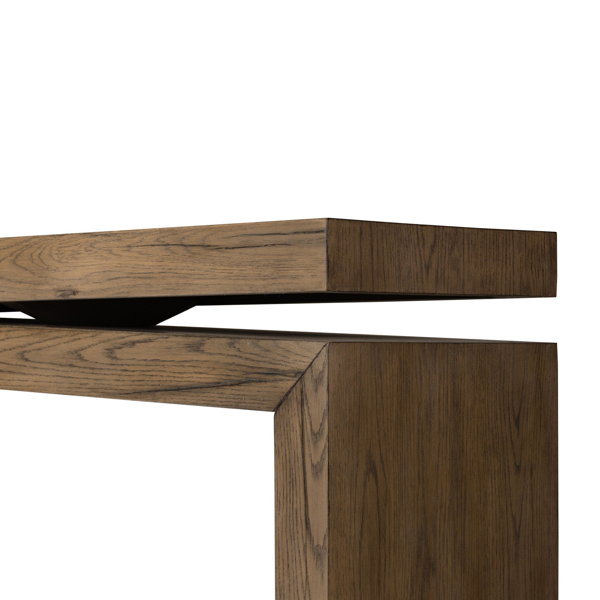 Matthes Console Table - 79" - Rustic Grey Veneer