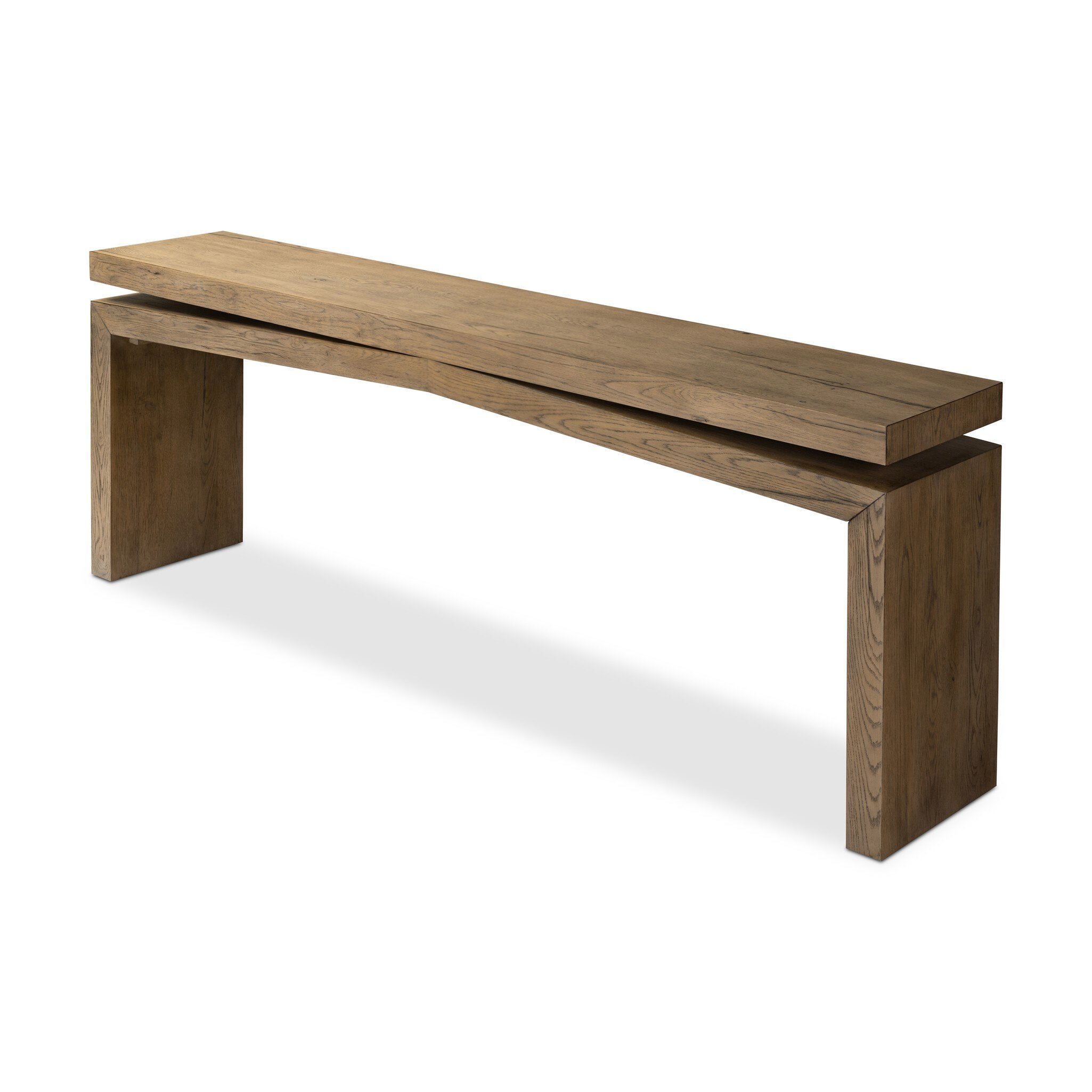 Matthes Console Table - 79" - Rustic Grey Veneer