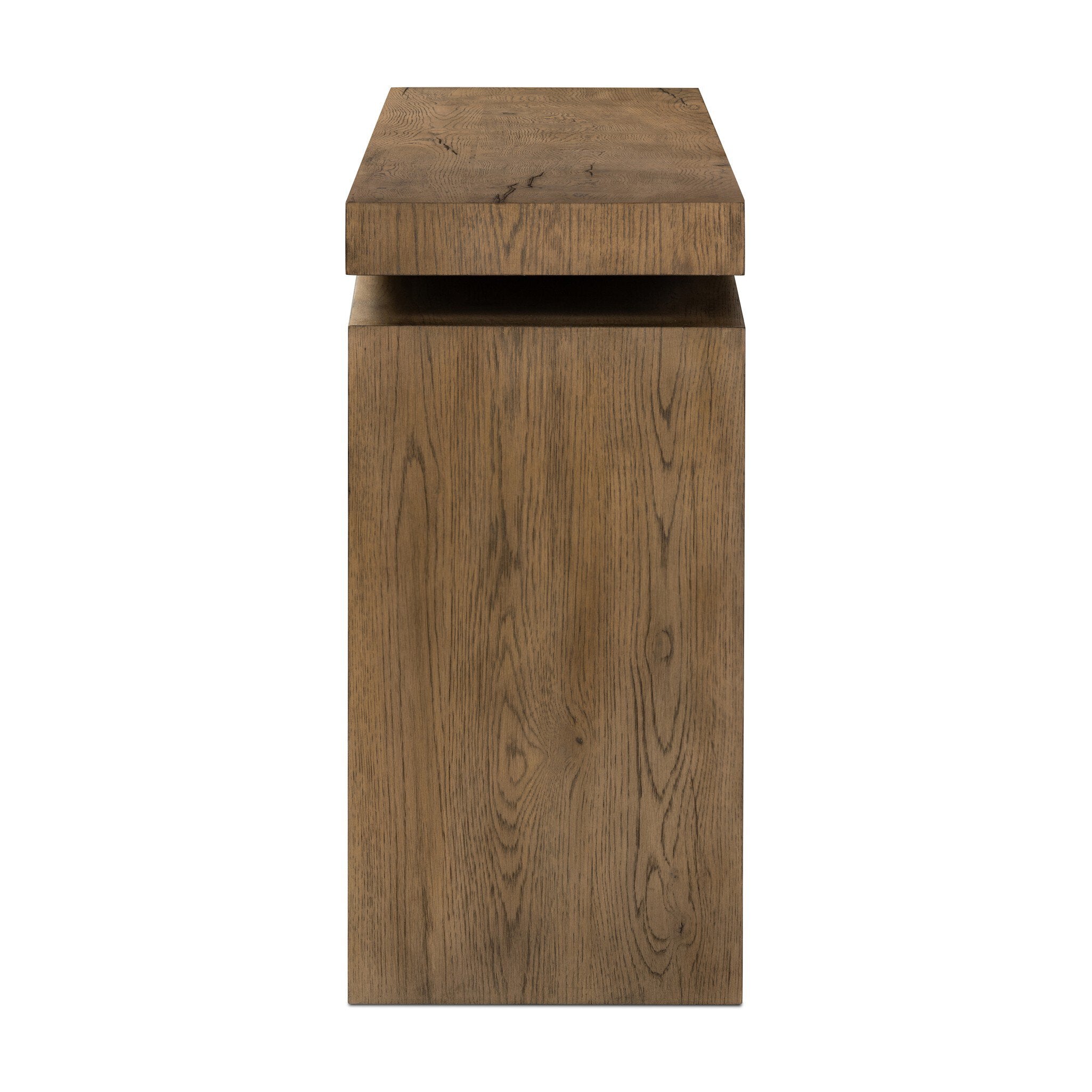 Matthes Console Table - 79" - Rustic Grey Veneer