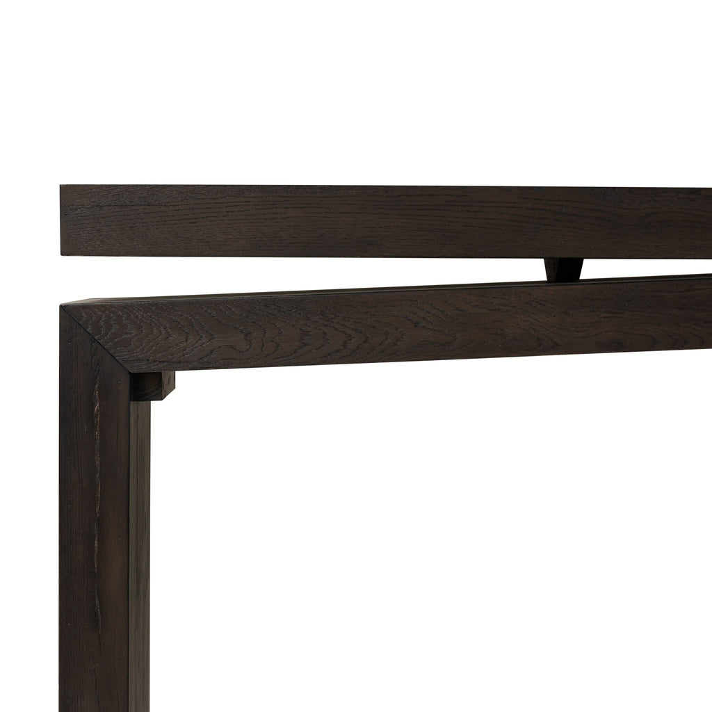 Matthes Console Table - 79" - Smoked Black Veneer